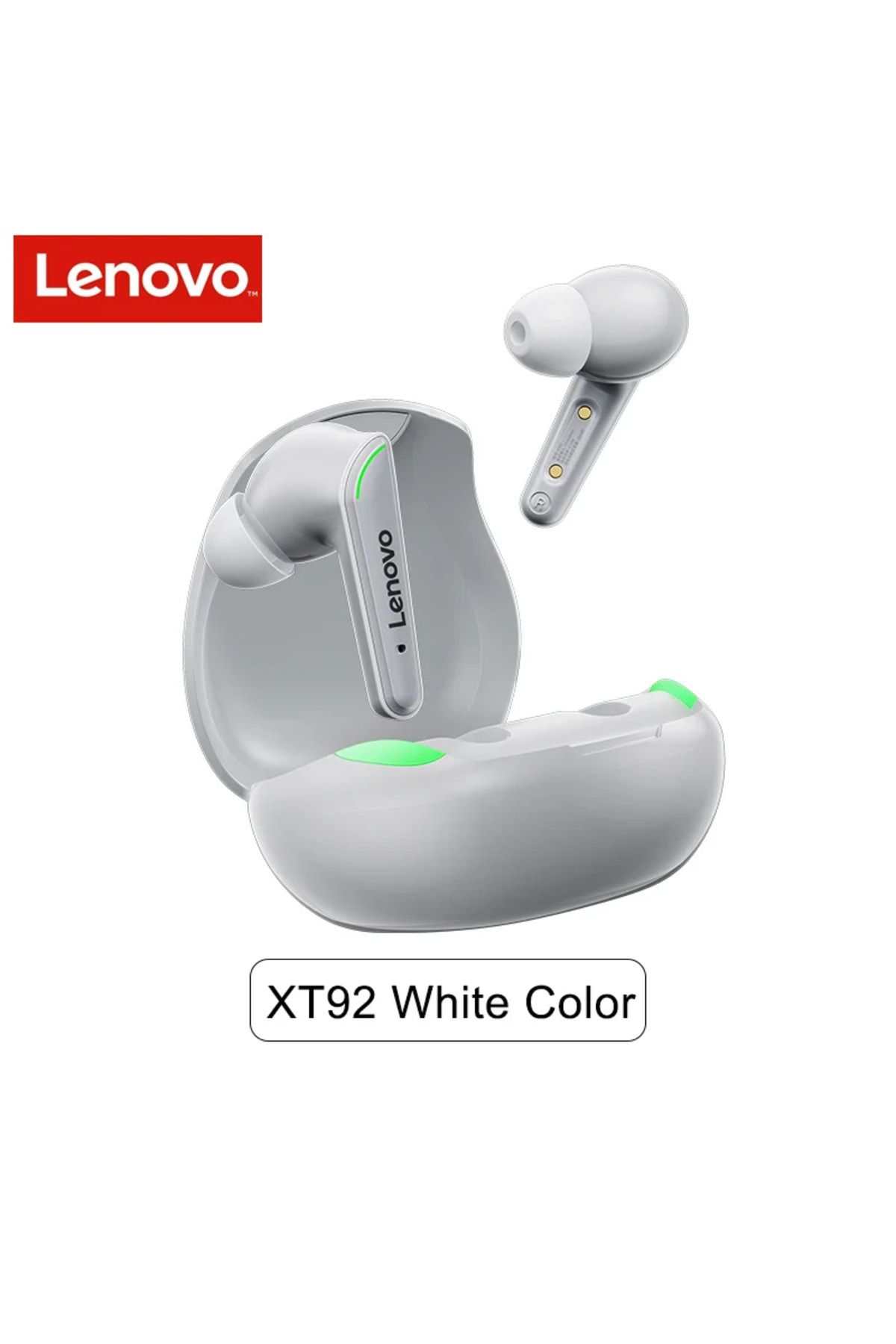 LENOVO-سماعات لينوفو الجديدة XT92 TWS للألعاب بتقنية البلوتوث منخفضة الكمون 5.3 ستيريو لاسلكية ... 1
