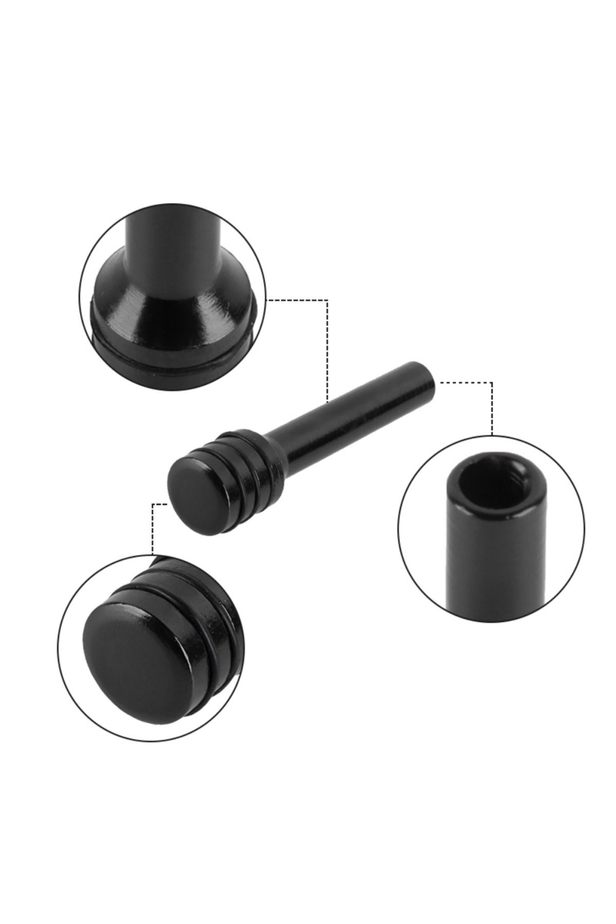 Choice-2/4PCS Car Door Lock Knob 49mm Pull Pins Aluminum Alloy Car Truck Security Interior Door Lock Eas... 6