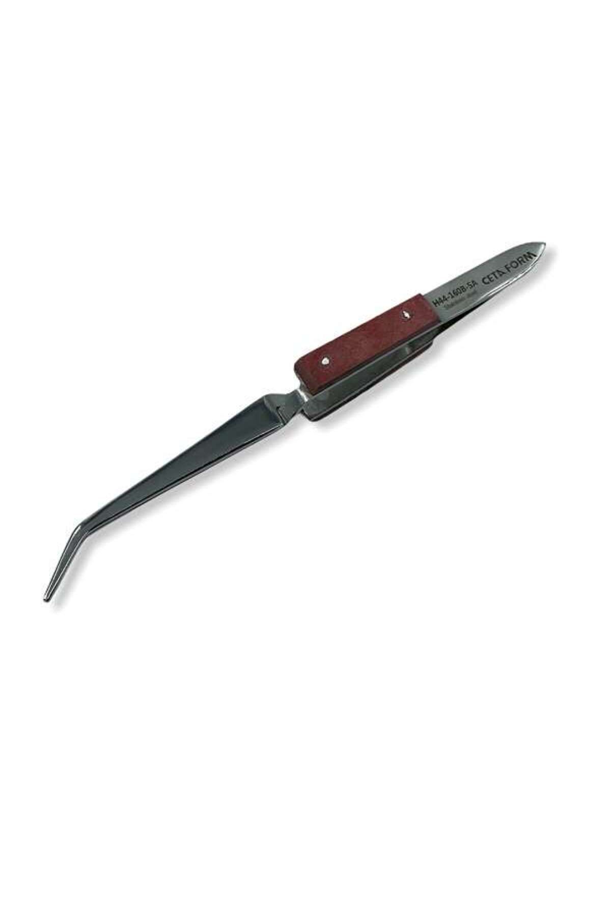 CETA FORM-160 mm Stainless Steel Tweezers - 12 Reverse Tips Oblique Tips 4