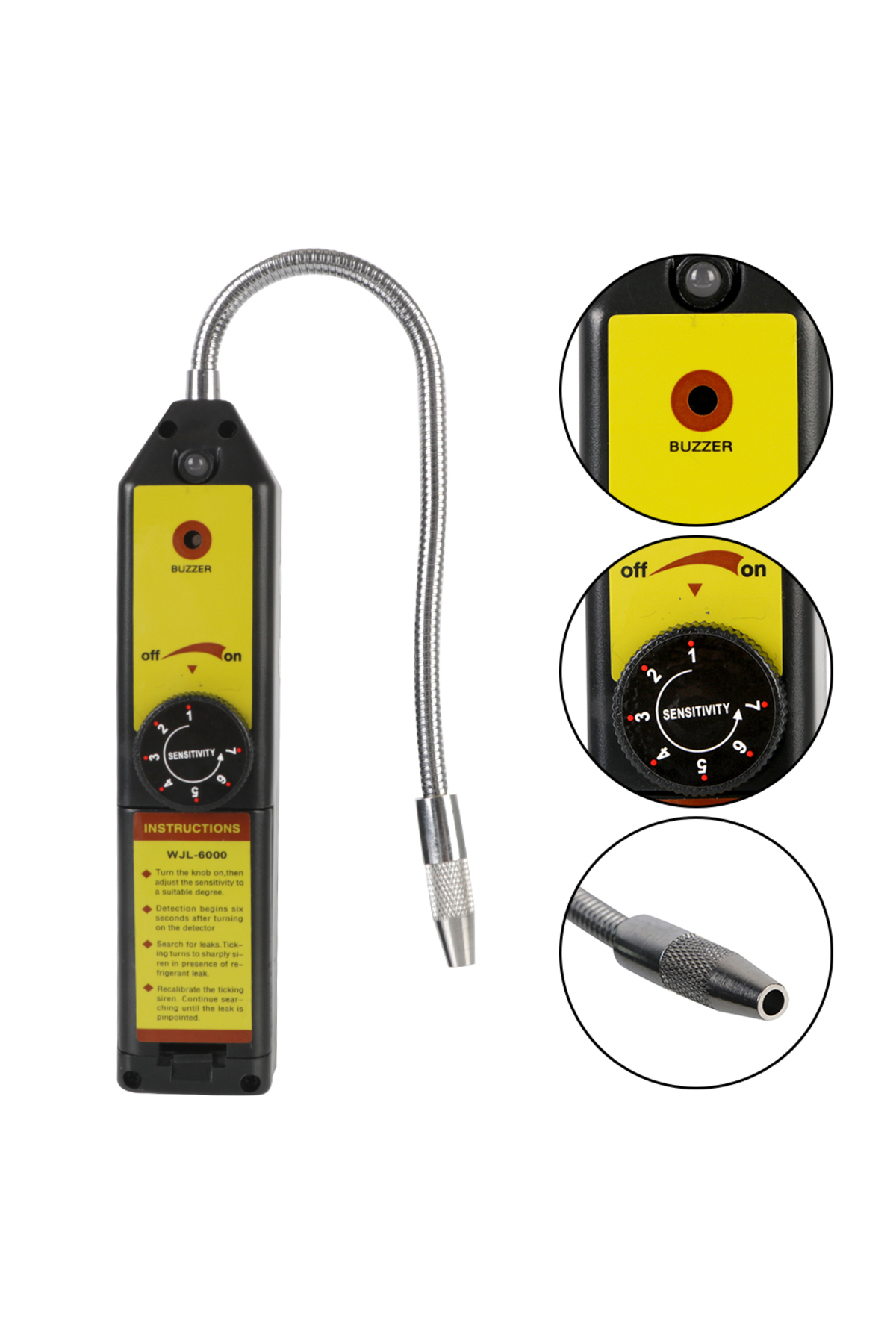 Choice WJL6000 Gas Leakage Tester Refrigerant Gas Analyzer Car