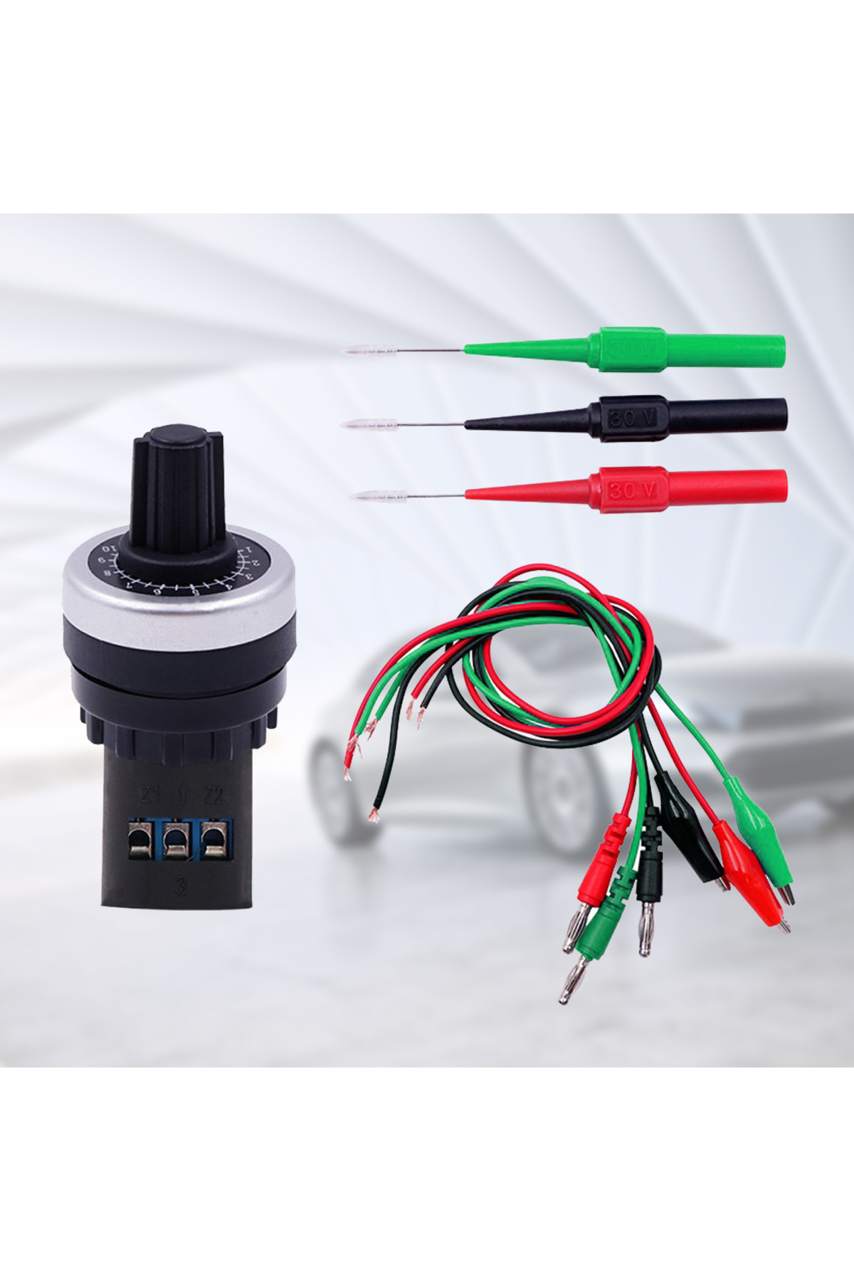 APWIKOGER-Universal Automobile Resistance Simulator Analog Generator Resistance Sensor Fuel Diagnostic Tool 2