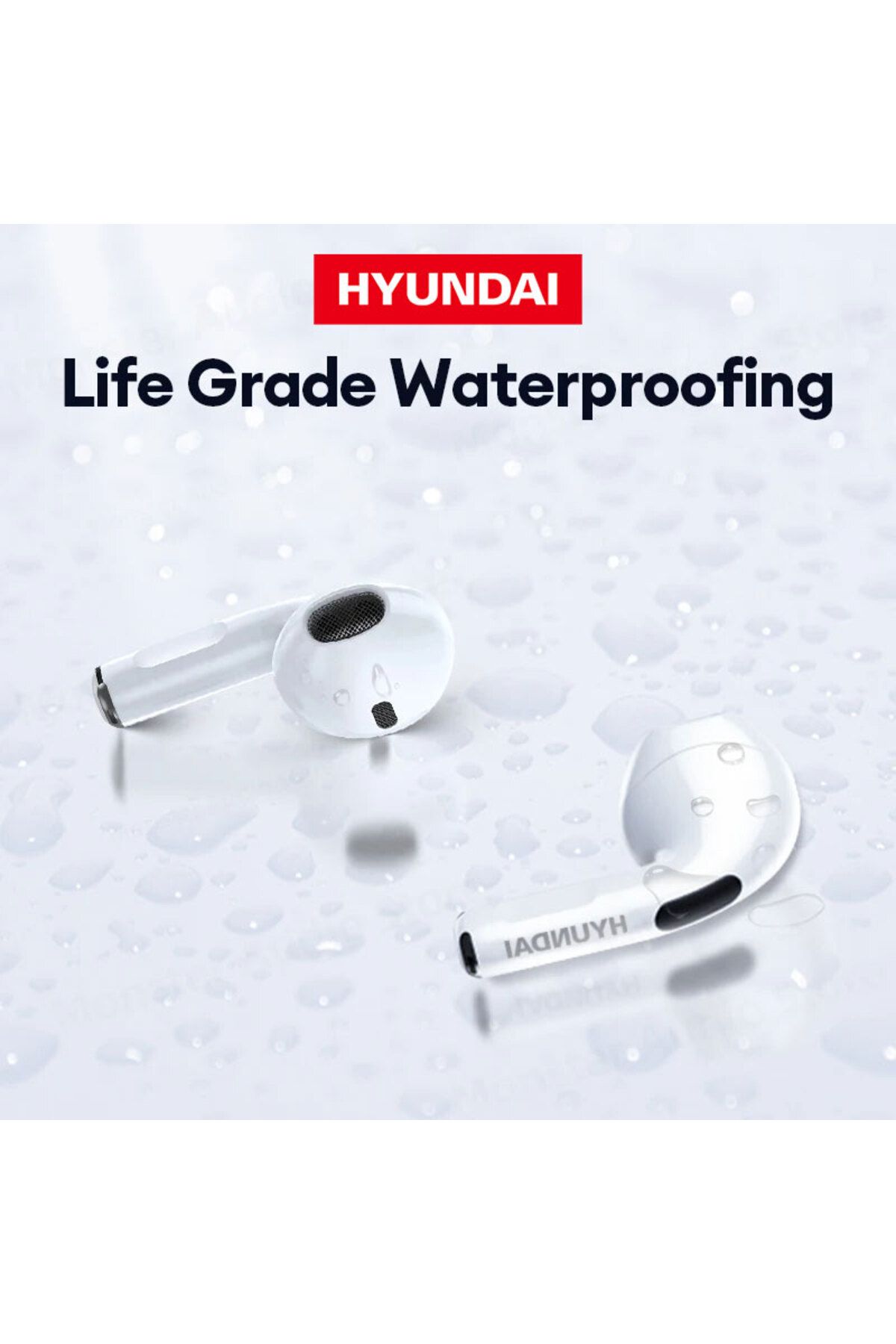 Choice-Wireless HYUNDAI HY-T02 Bluetooth 5.3 TWS Earphones Gaming Sports Waterproof Earbud Built-... 3