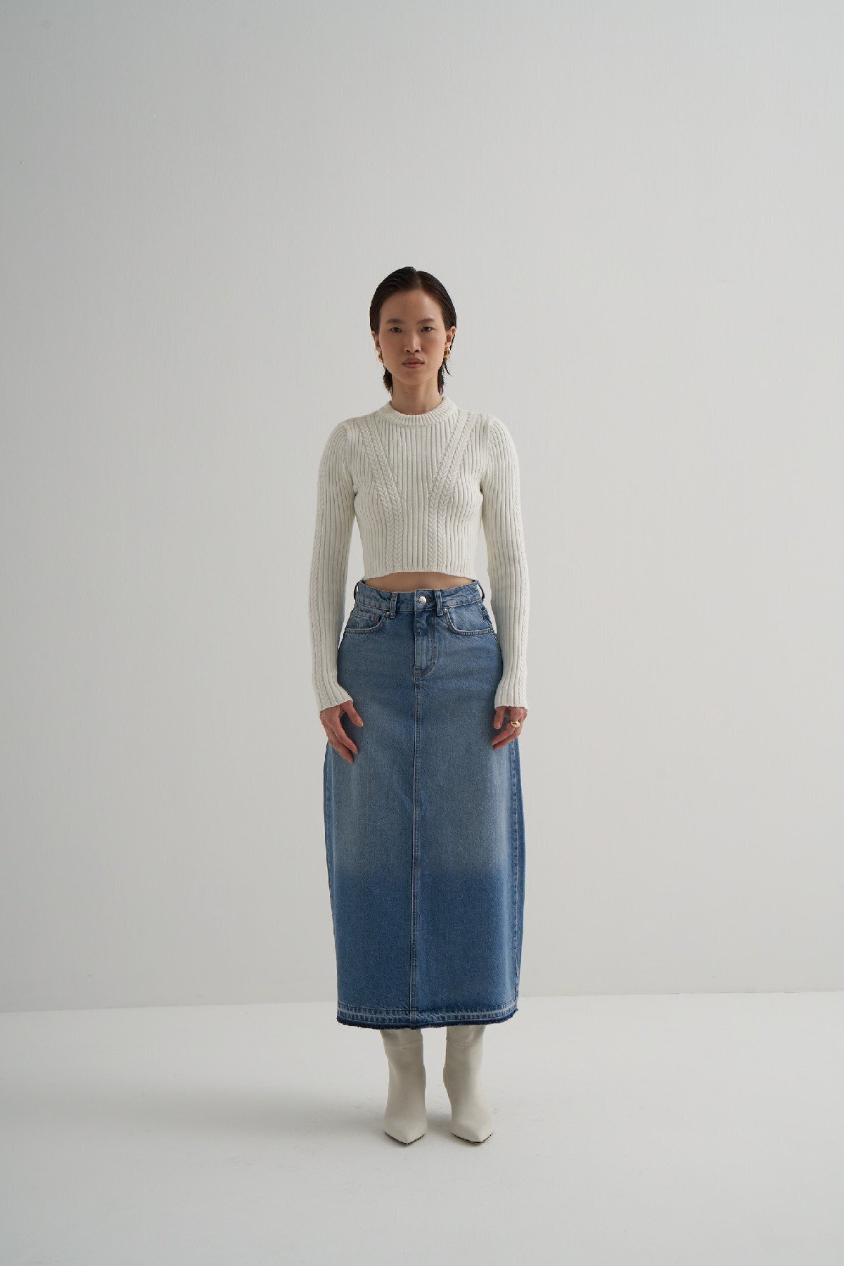 PARKhande-Corded Hair Braided Sweater 1