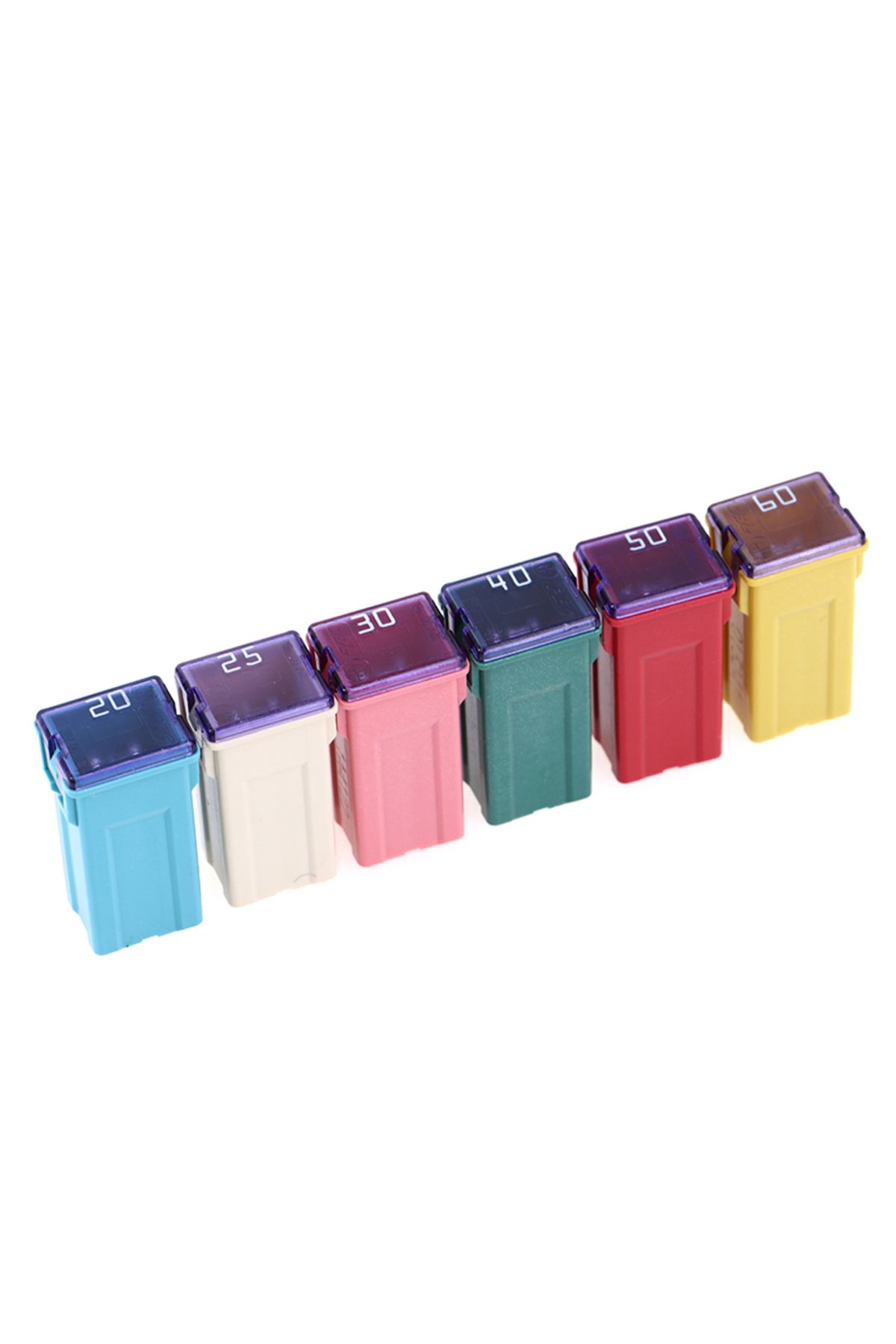 Choice-Mini Square Fuse 32V 20A 25A 30A 40A 50A60A Automotive Car Fuse With Plastic Box 5