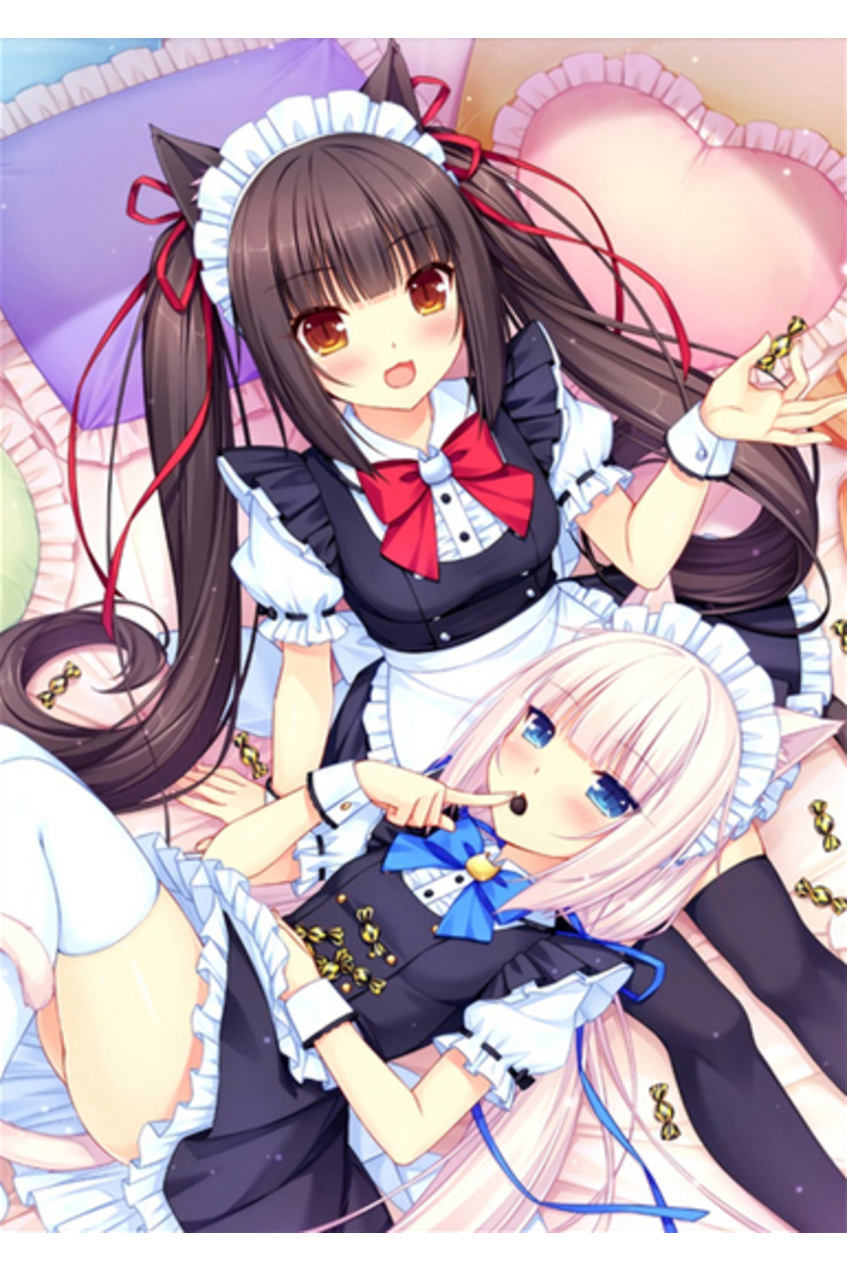 ✱Chocola ✱さん 専用ページ Choice Nekopara Japanese Anime Poster Chocola Vanilla Game Catgirl