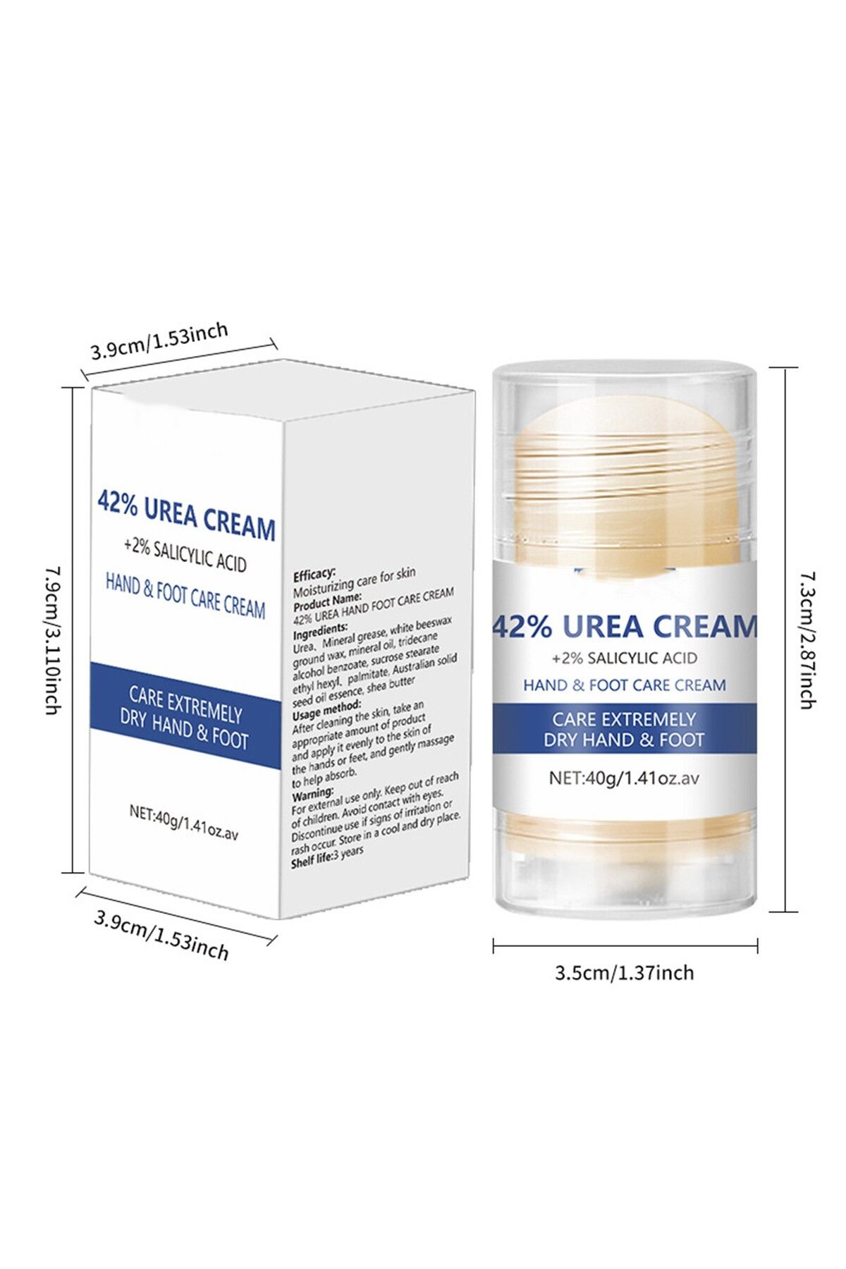 Choice-42% Urea Foot For Dry Cracked Heels, 42% Urea Foot Moisturizing Stick For Dry Cracked Heels Moist... 4