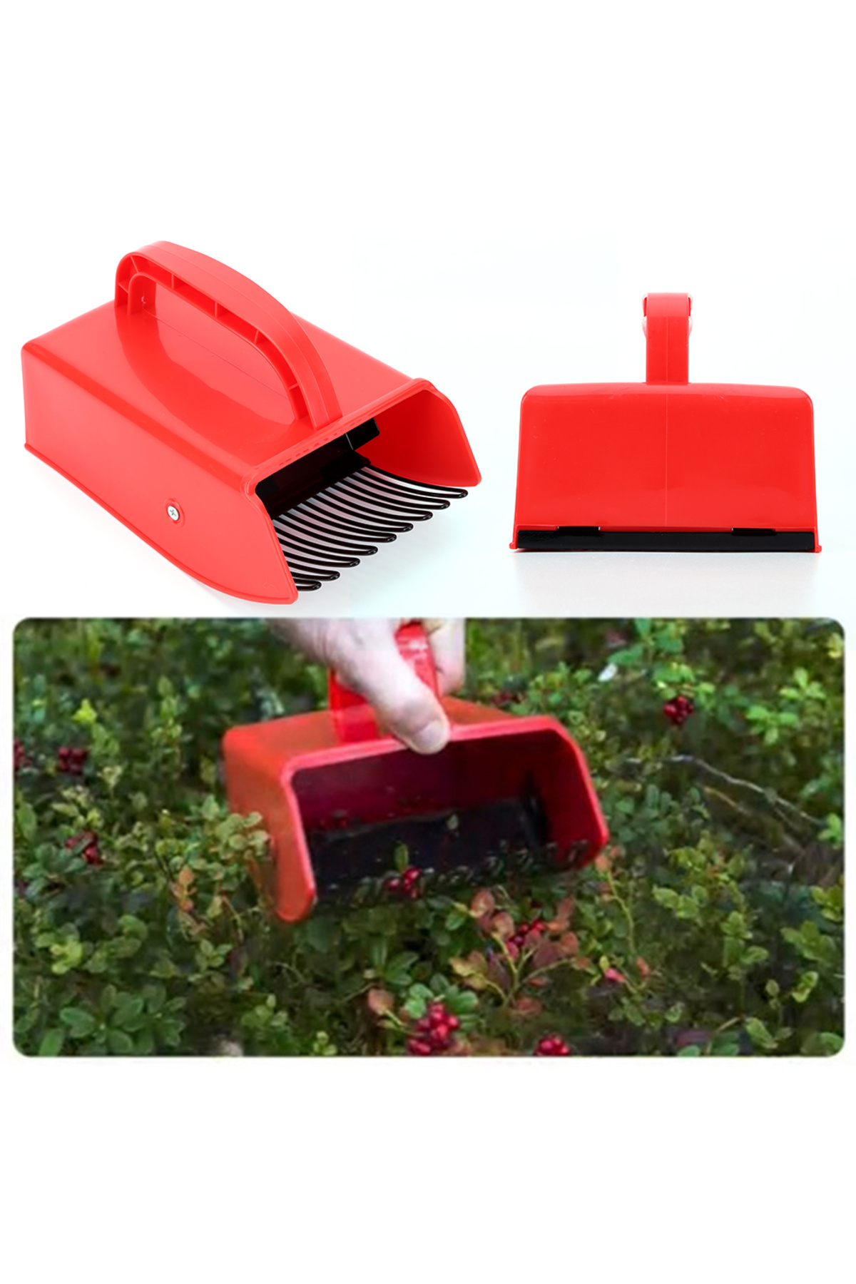 Choice-Portable Berry Picker Ergonomic Berry Pick Rake Plastic Handle Picking Tool Blueberry Collection ... 8