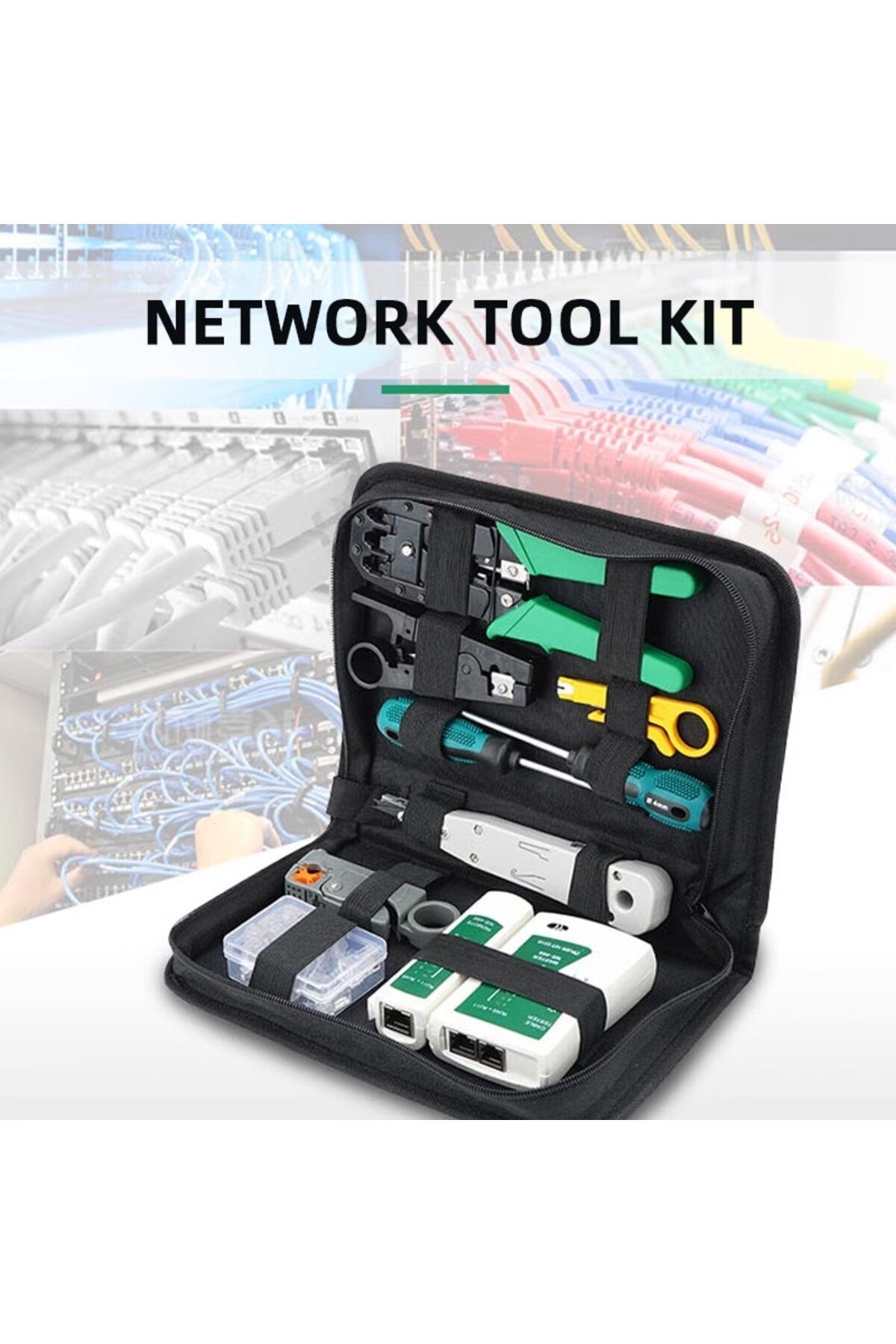 Choice-1 Set Five Types of Network Tool Kit Wire Clamp Combination Network Toolkit Household Manual Tool... 2