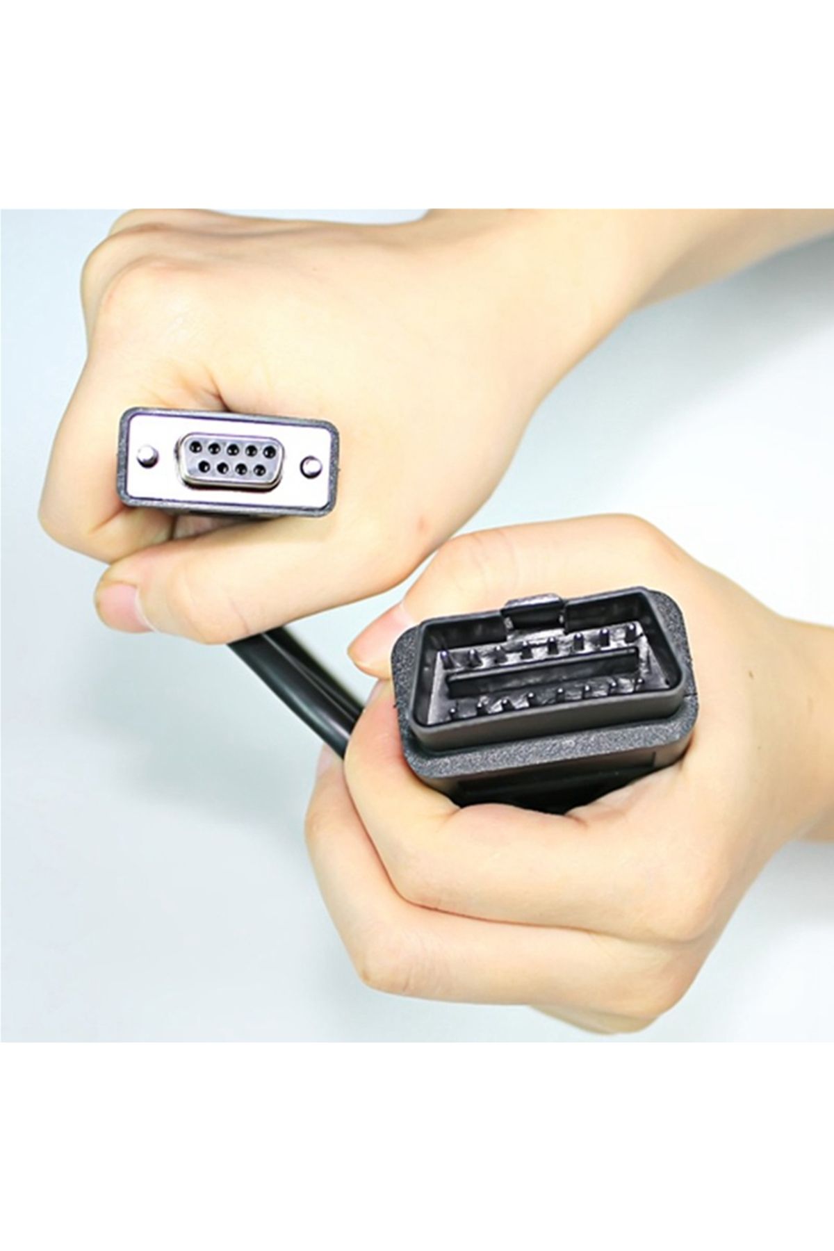 Choice-OBD 16Pin To DB9 RS232 Serial Port Extension Cable RS232 Connector OBDII 16 Pin To DB9 Female Aut... 5