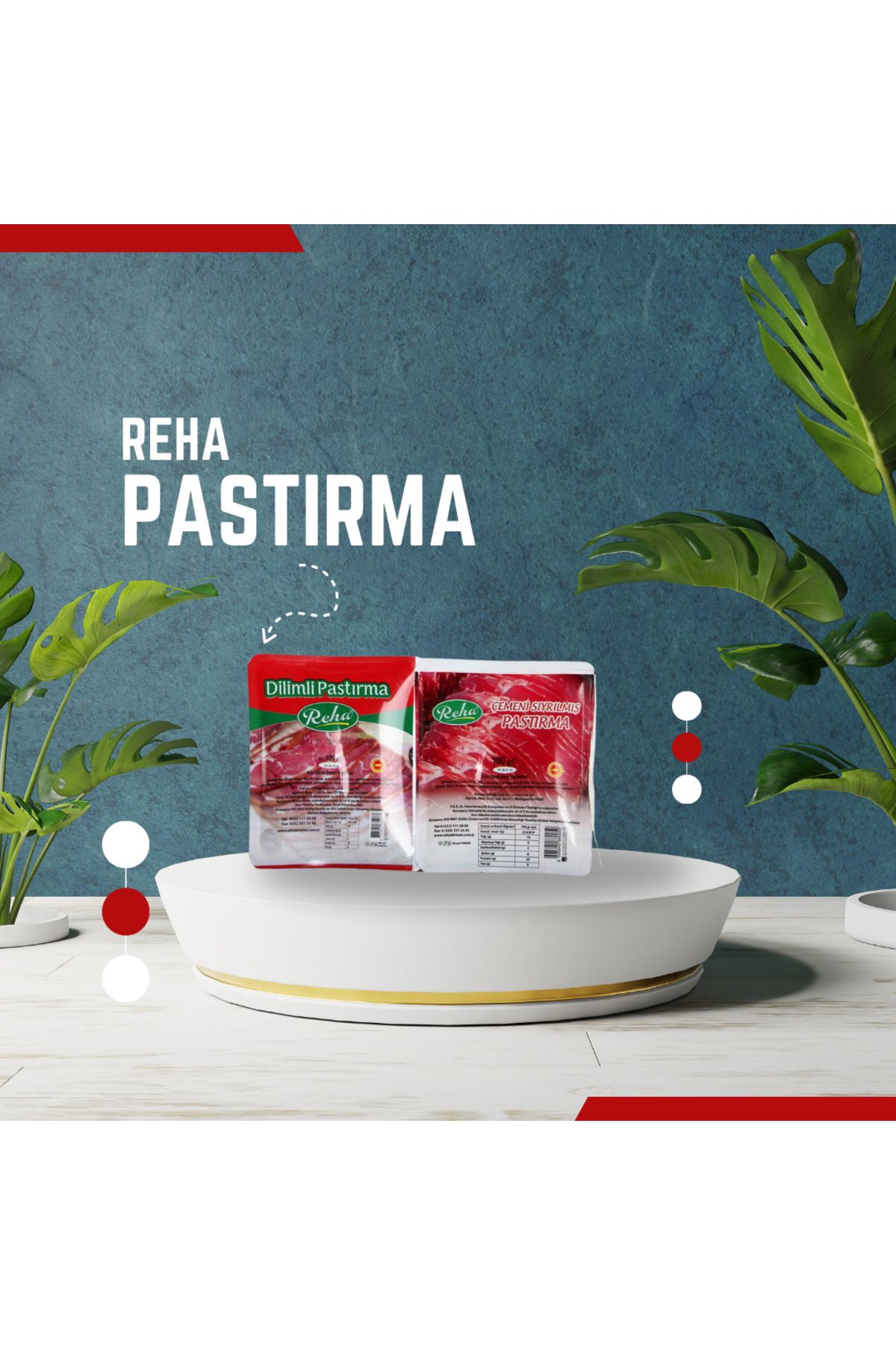 Reha Sırt Pastırma Çemensiz 1 Kg