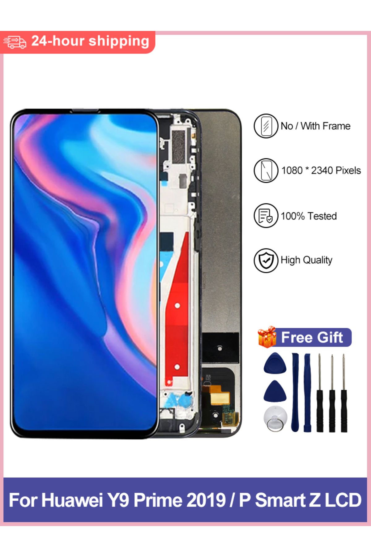 Choice-IPS لشاشة LCD Huawei P Smart Z مجموعة المحول الرقمي STK-LX1 شاشة LCD تعمل باللمس لهاتف Huawei Y9 P Smart Z 8