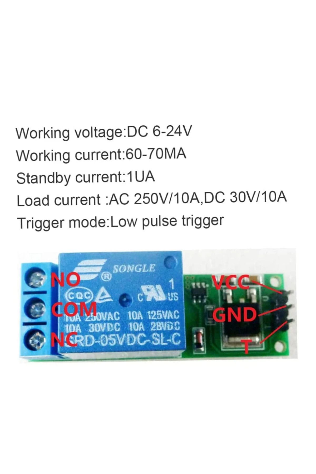 Choice-6-24V Mini Flip-flop Relay Module: Bistable Self-Locking Switch, Low Pulse Trigger Board, Open/Cl... 2