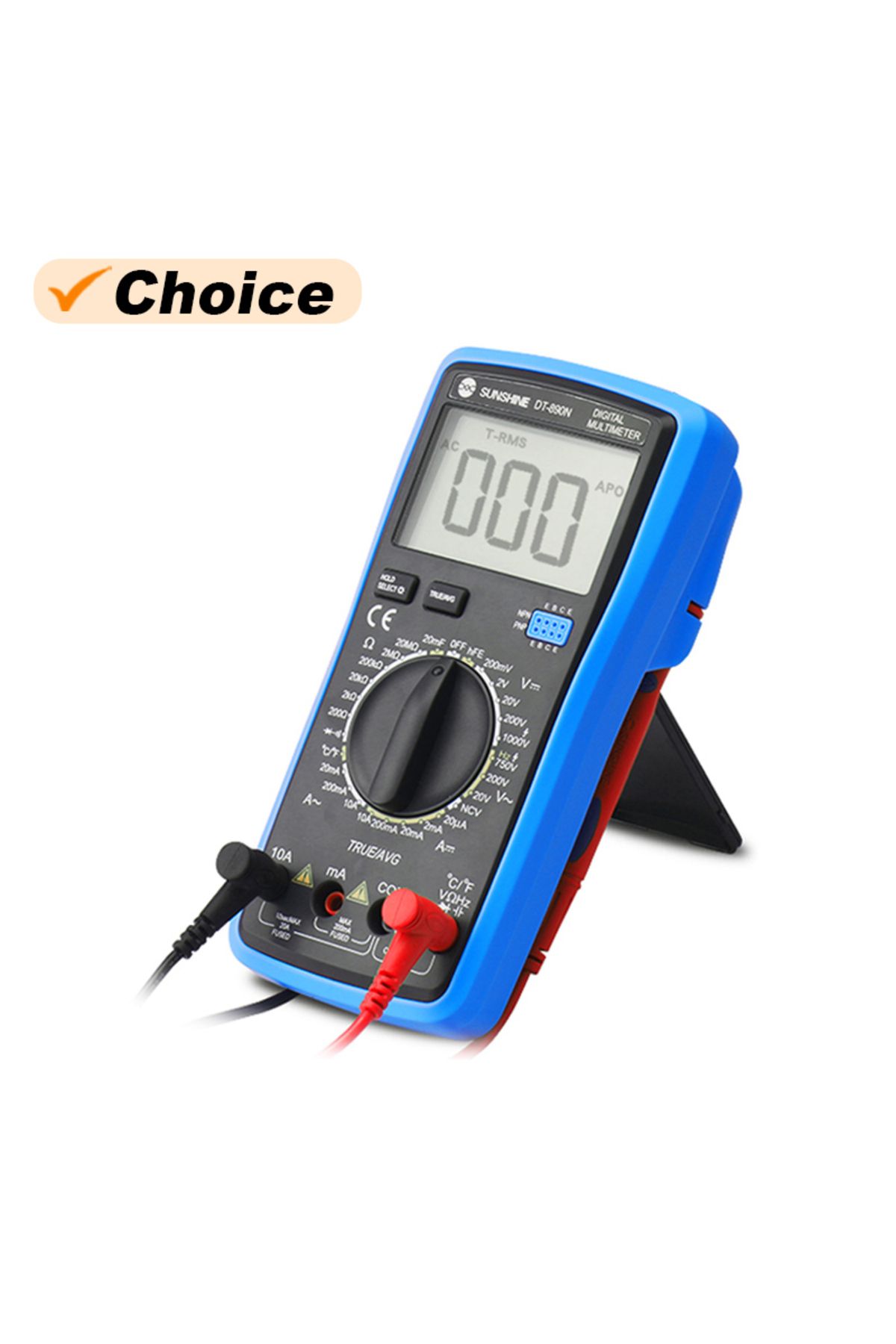 SUNSHINE-High Precision Digital Multimeter SUNSHINE DT-890N Intelligent Anti-burn  AC/DC Voltage Current R... 2