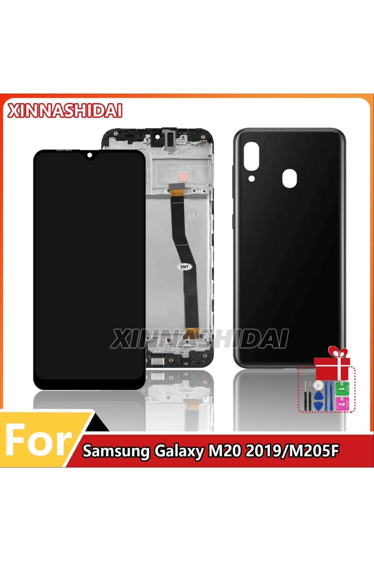 Choice-AMOLED For SAMSUNG Galaxy M20 LCD Display M205 With Frame SM-M205F/DS M205G M205FN Screen Touch S... 1
