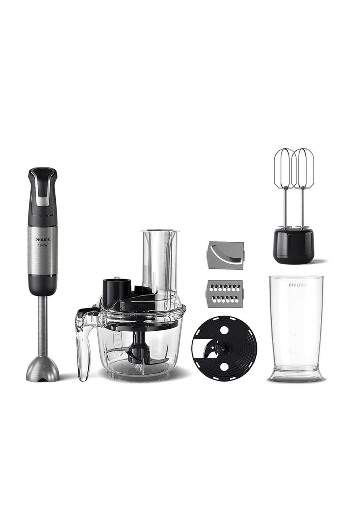 Philips Blender Seti  1200W, 0,5L Kapasiteli BPA İçermeyen Hazne, 1,7L  SpeedTrigger Teknolojisi