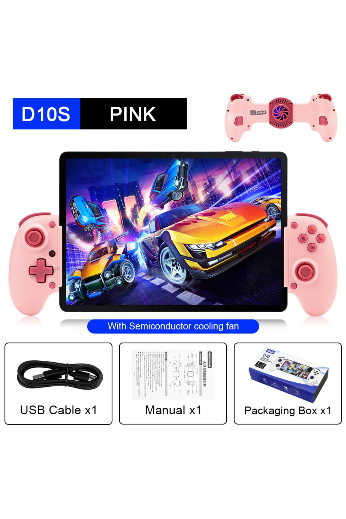 Choice-BSP Stretching Cooling Game Controller D10/D10S For SWITCH/Android For Apple-ios Tablet For PS3/P... 2