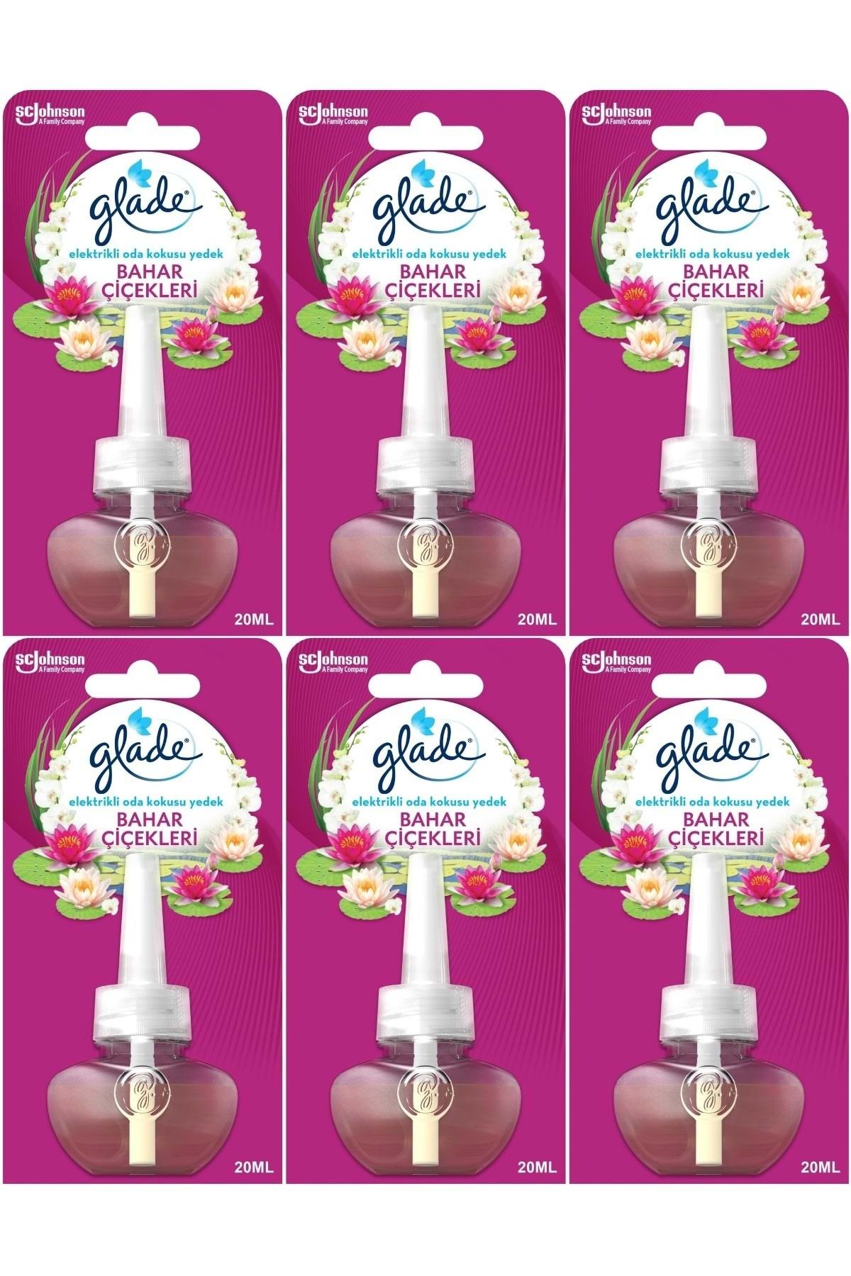 Glade Elektrikli Oda Kokusu Yedek Bahar Çiçekleri (6 Lı Set)