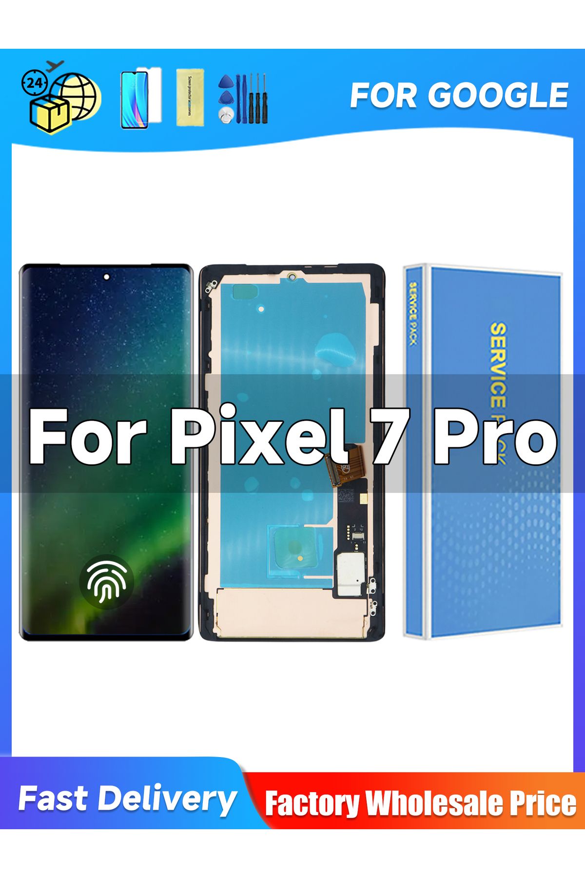 Choice-6.7''Super AMOLED For Google Pixel 7 Pro Lcd Display Digital Touch Screen Replacement For Google ... 8