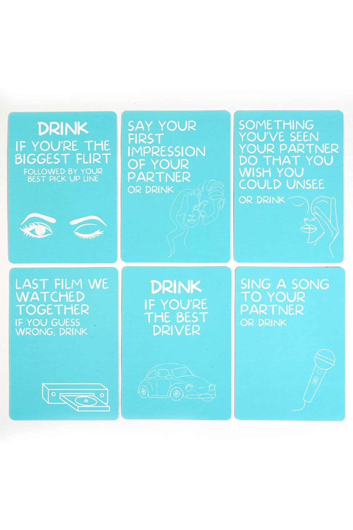 Choice-Excited And Exhausted Adult Card Playing Game 50x Playing Cards Drinking Card Game Designed For C... 7