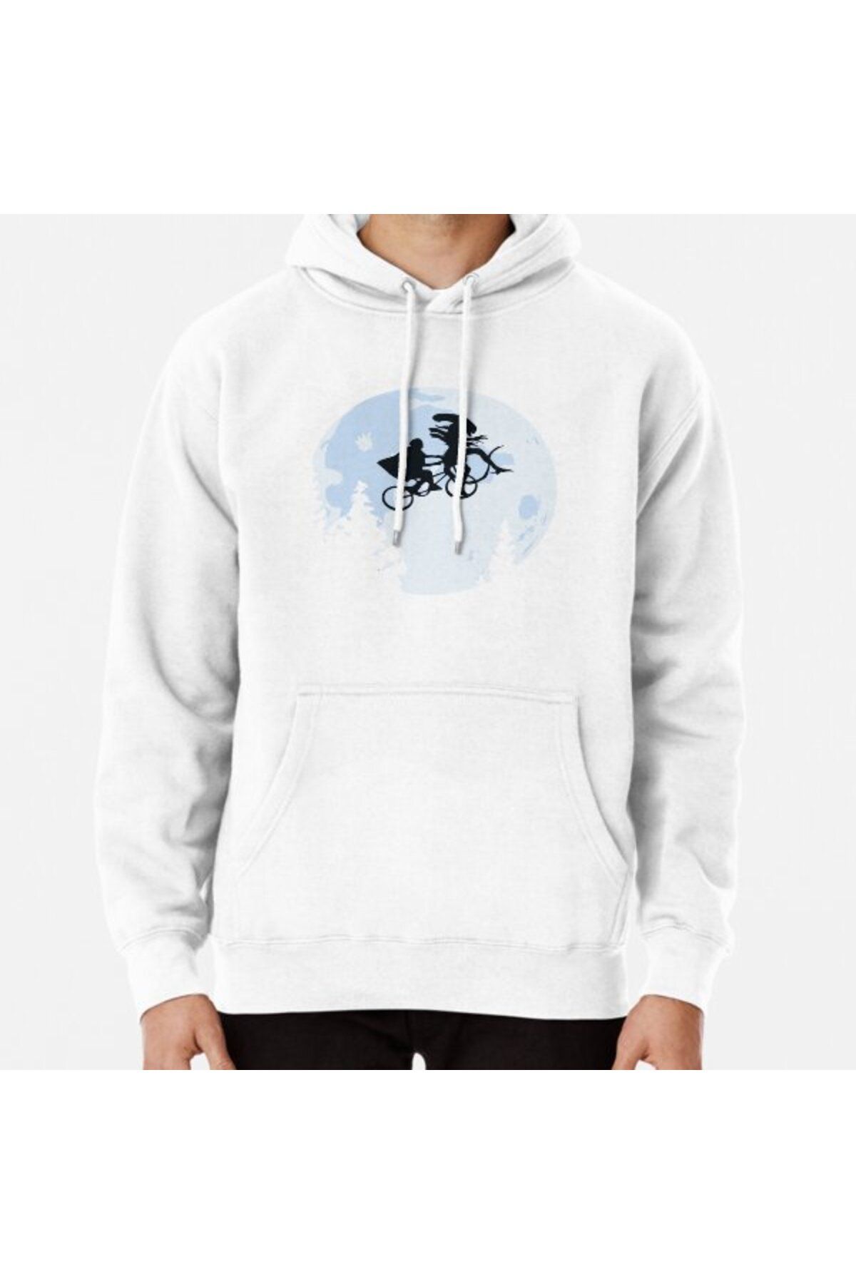 Hvit Stein-Xenomorph E.T. Printed Sweatshirt 1