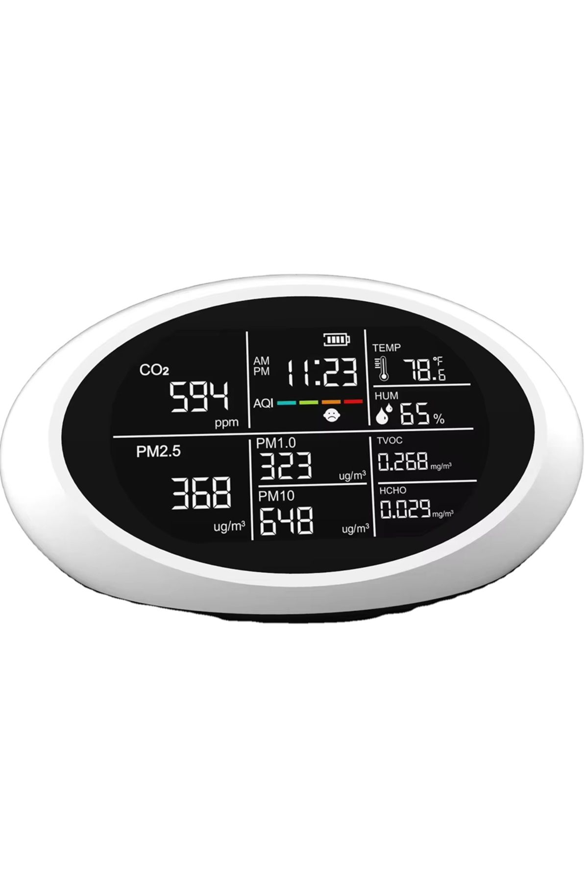 Choice-Dienmern DM605E Multi-functional Air Quality Monitor CO2/PM2.5/Temperature/Humidity Sensor Meter,... 1