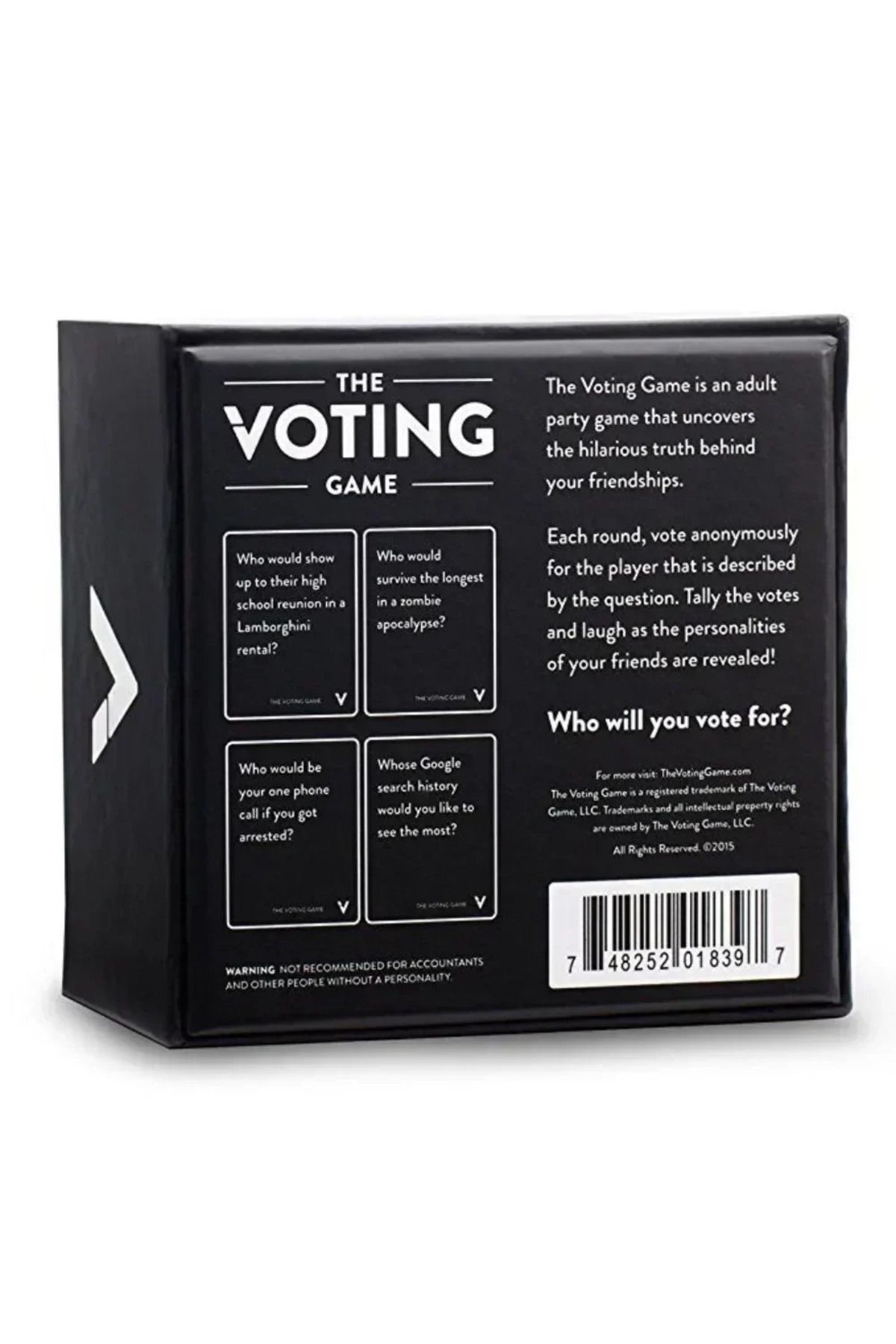Choice-The Voting Game Adult Fun Playing Card Game Parties Board Game 3