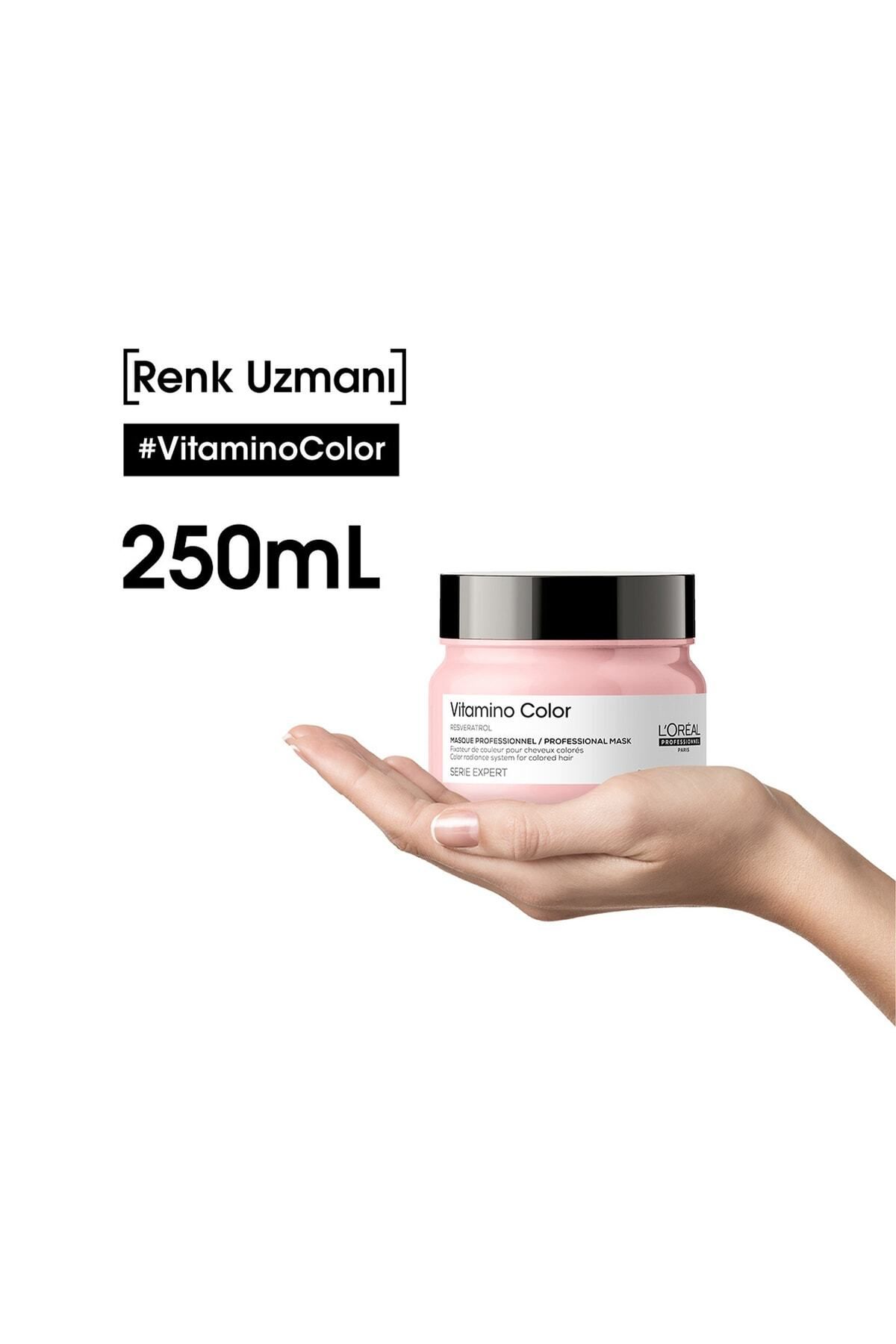 نرم کننده مو مردانه و زنانه رنگ ویتامینو متخصص سری برای همه سایه های ماسک 250 میل HAAFOREVA64 L'oreal Professionnel