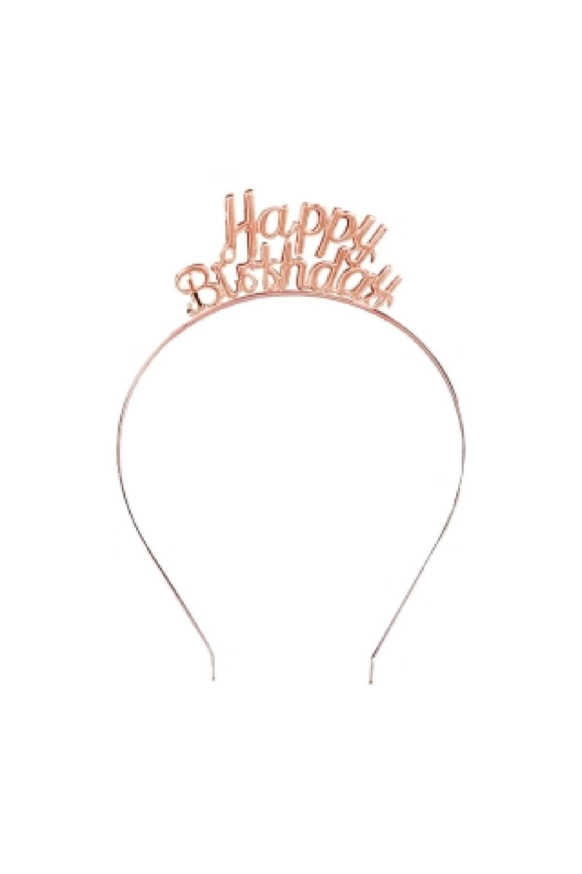 TATLI GÜNLER HAPPY BIRTHDAY METAL TAÇ ROSE GOLD