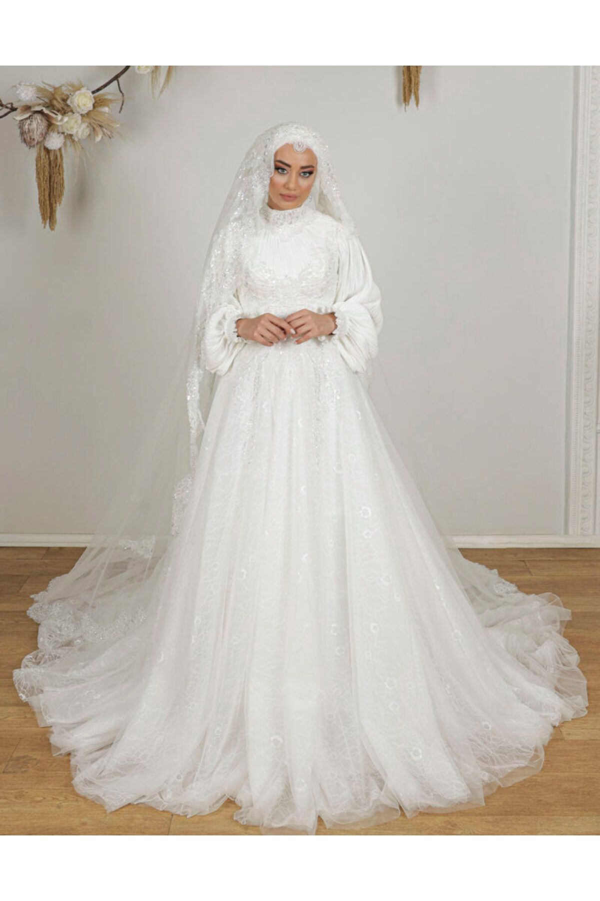 robe de mariée hijab halen