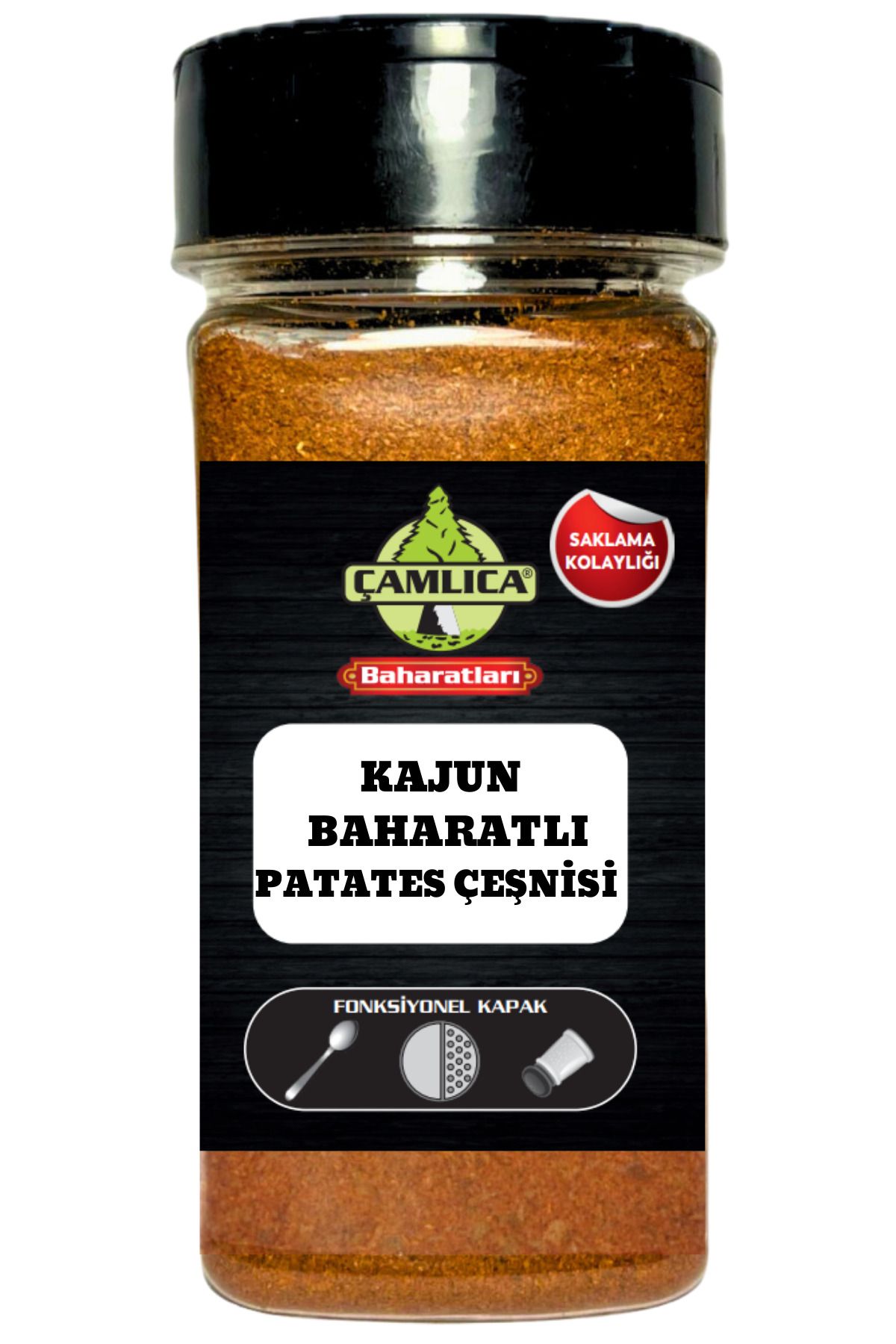 Çamlıca Baharat Kajun Baharatlı Patates Çeşnisi 125 Gr.