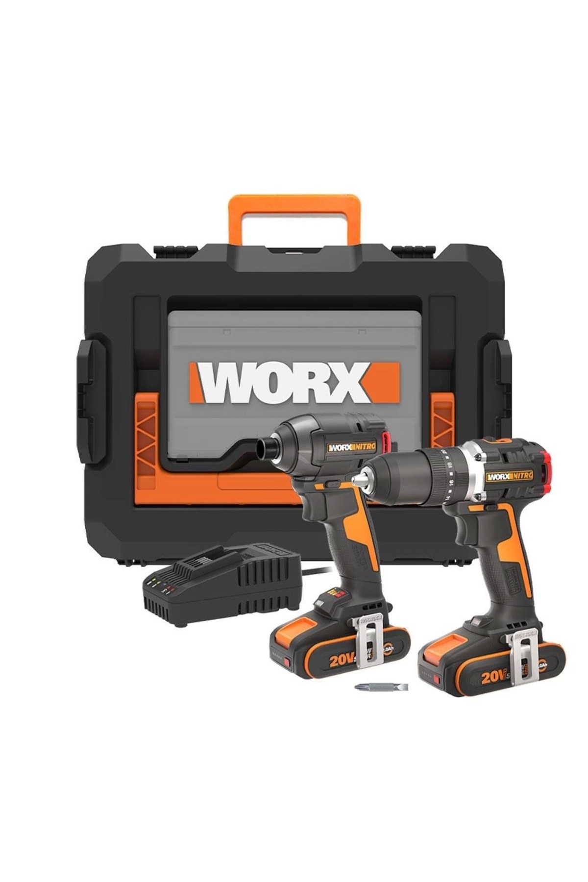 Genel Markalar WX925 20Volt/2.0Ah Li-ion Çift Akülü Kömürsüz