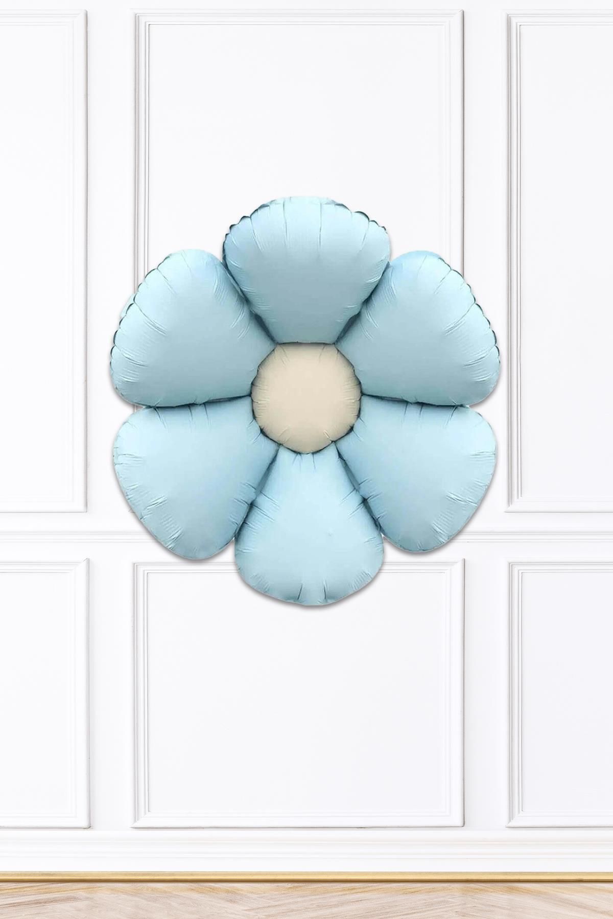 PEKSHOP-Macaron Blue Daisy Foil Balloon 3