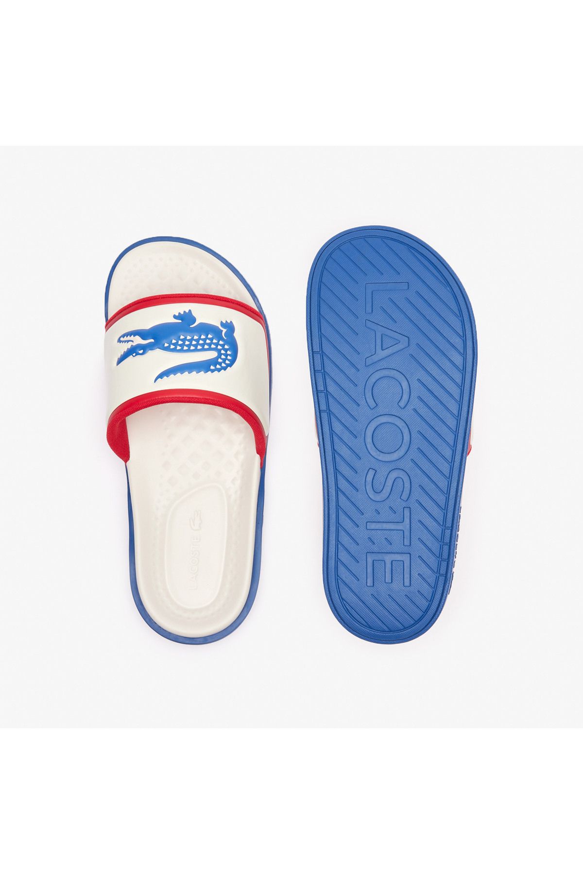 دمپایی سفید مردانه به اسلاید سرو کنید Lacoste