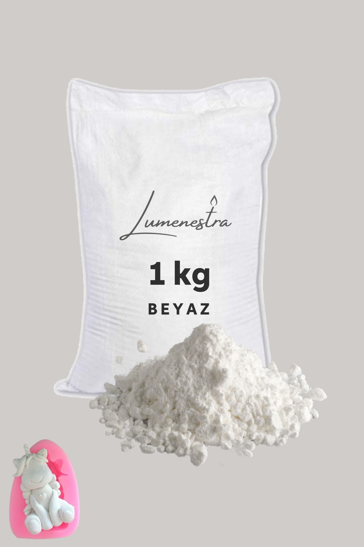 BNGE Ticaret Dekoratif Biblo&vazo Taş Tozu 1 Kg "kokusuzdur"