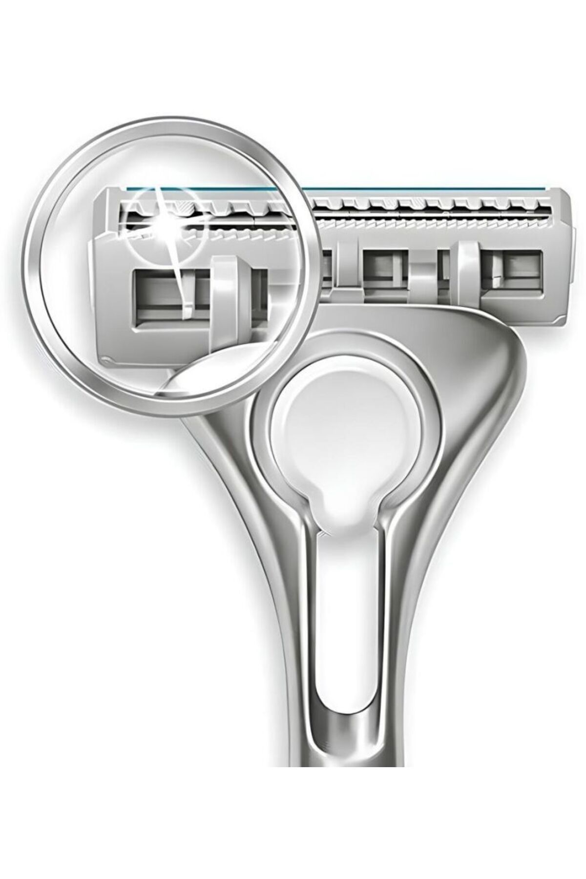 Wilkinson Sword-Wilkinson Quattro Titanium Sensitive 1 Spare Razor + 4-Piece Spare Blade Set 3