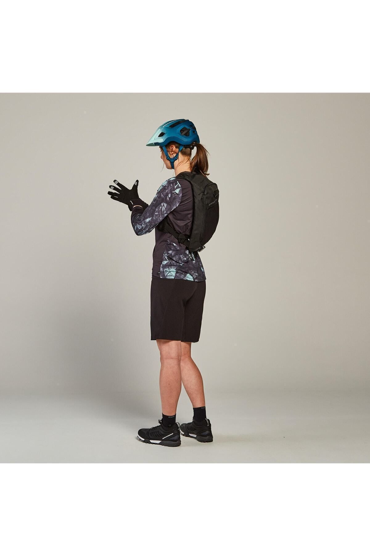 Mhm Collections Rockrider Dağ Bisikleti Kaskı - Mavi / Sarı - St 500
