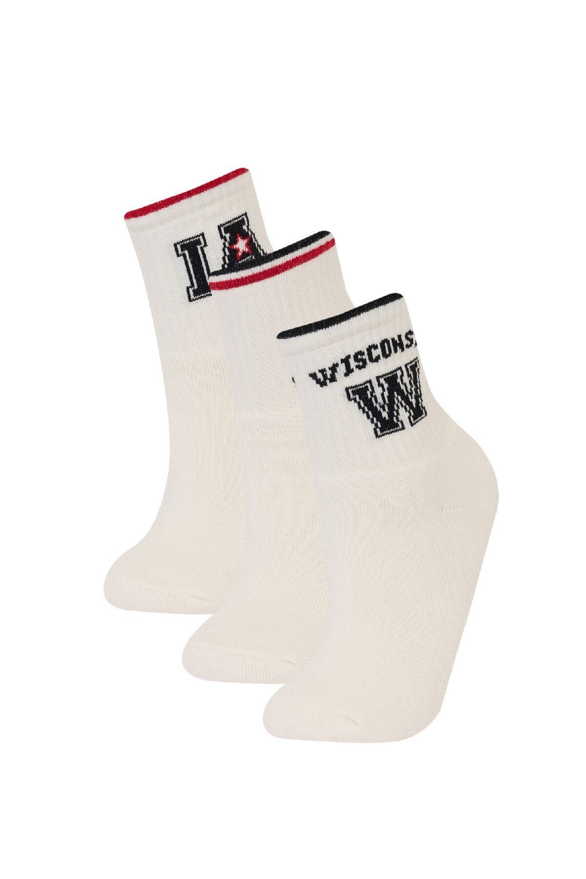 DeFacto-Boy's 3-Piece Cotton Socks D8145A8Ns 1