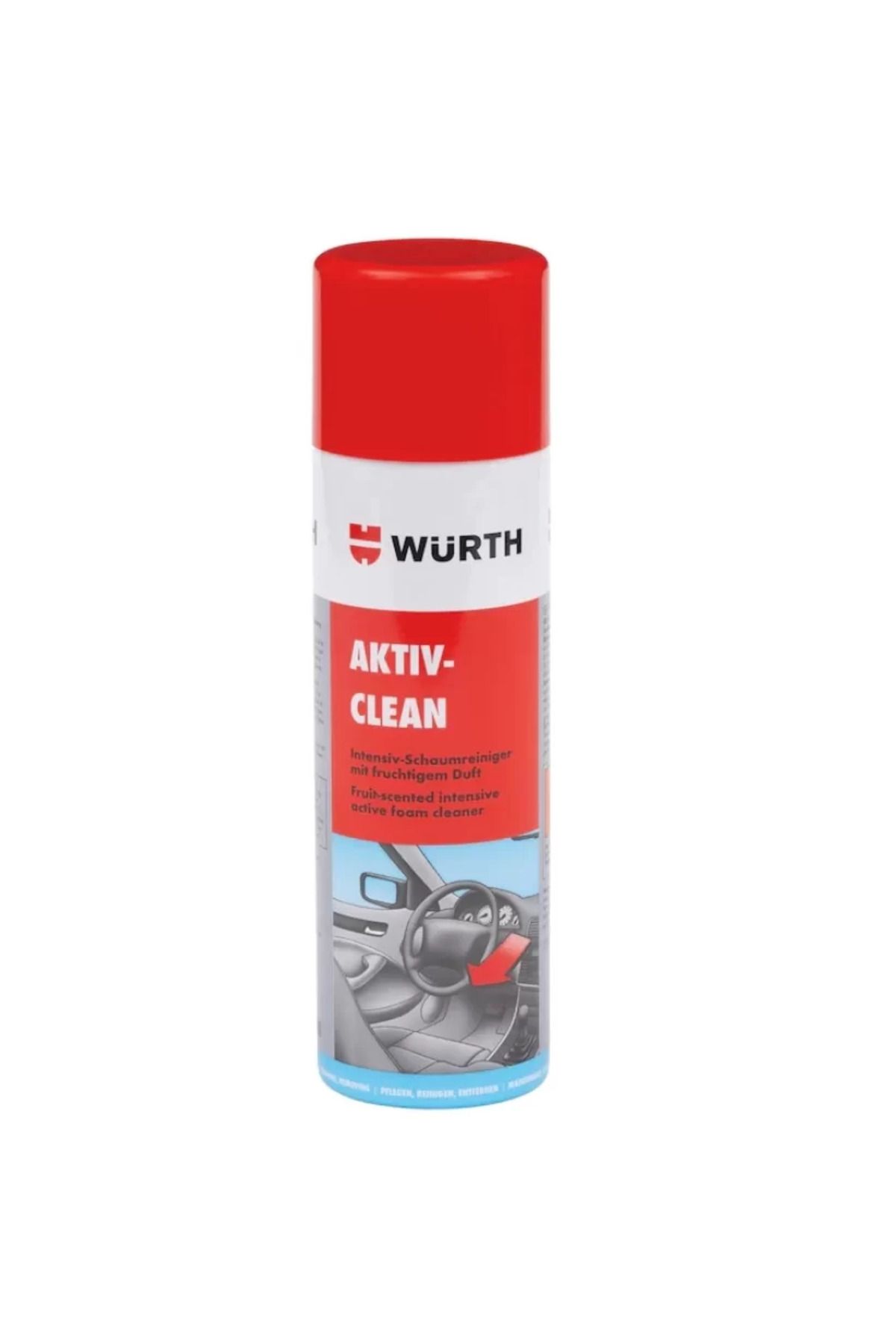 Genel Markalar WÜRTH AKTİF CLEAN TEMİZLEYİCİ KÖPÜĞÜ 500 ML (Lisinya)