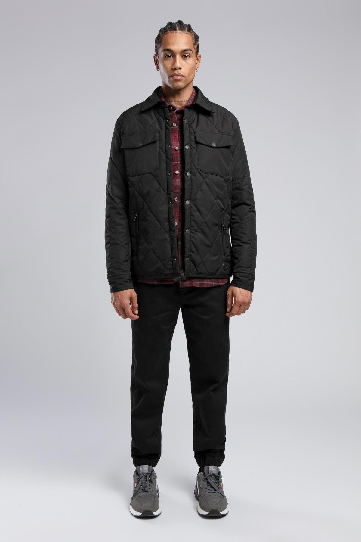 Lee Cooper  Dustin Erkek Mont Siyah