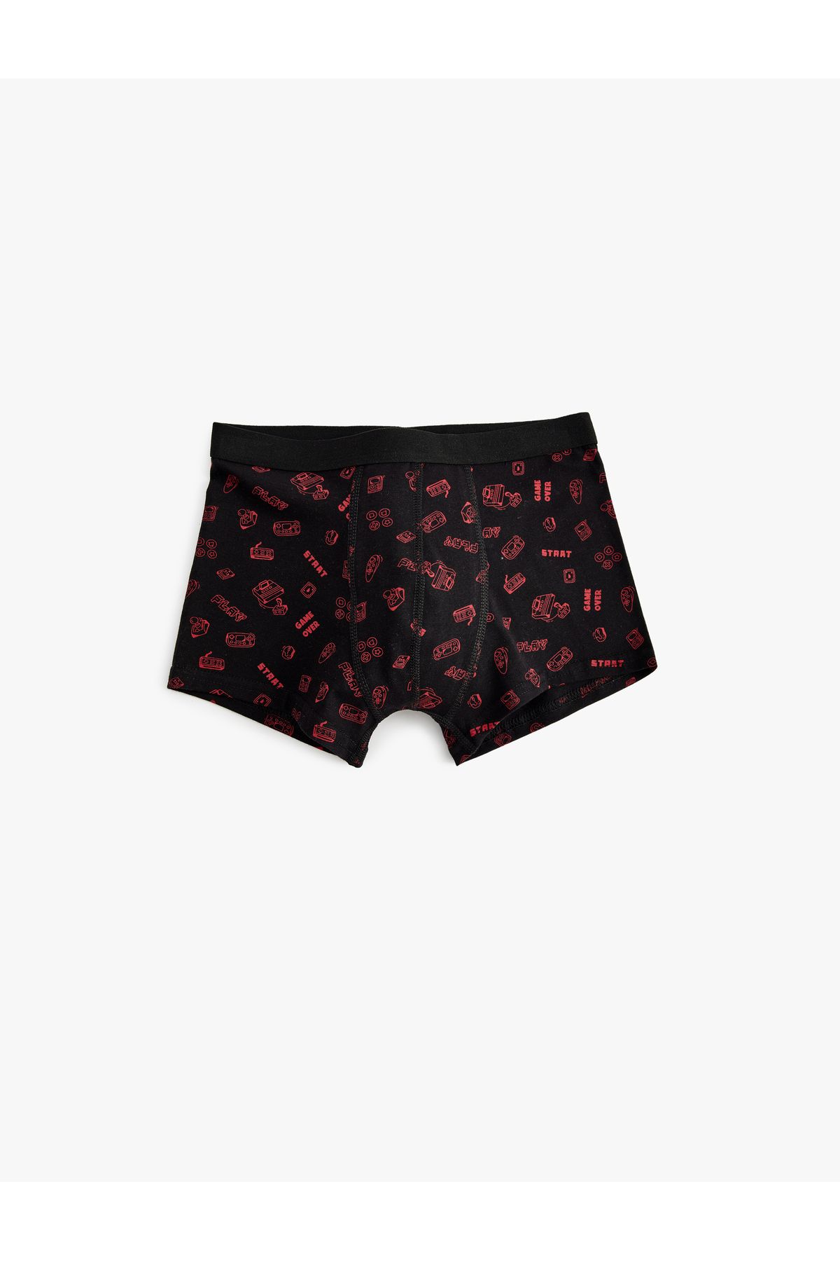 Koton-3-Piece Boxer Set with Print Detail, Multicolored 3
