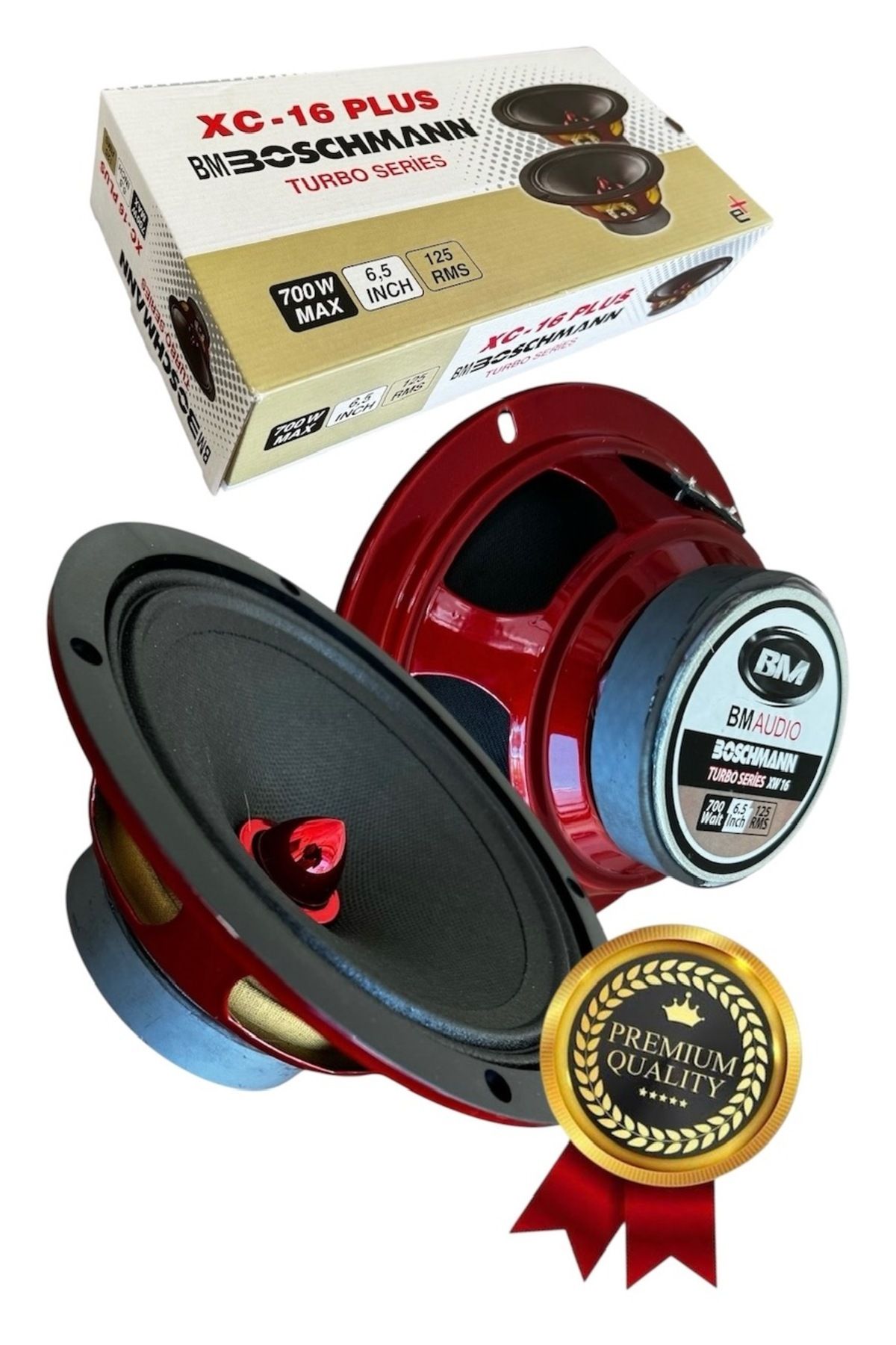 electroplus1952 Bm Audio Boschmann 16 Cm 700 Watt 125 Rms Kurşun Göbek Premium Serisi Midrange Hoparlör Takımı