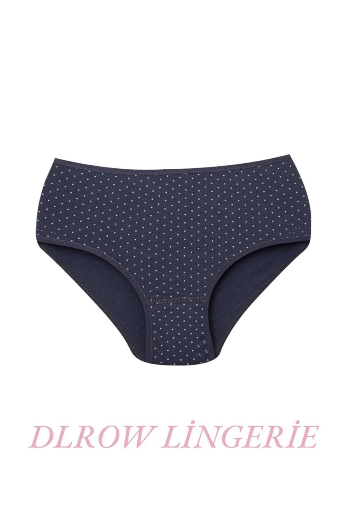 DLROW-Women's 7-Piece Polka Dot High Waist Panties 3