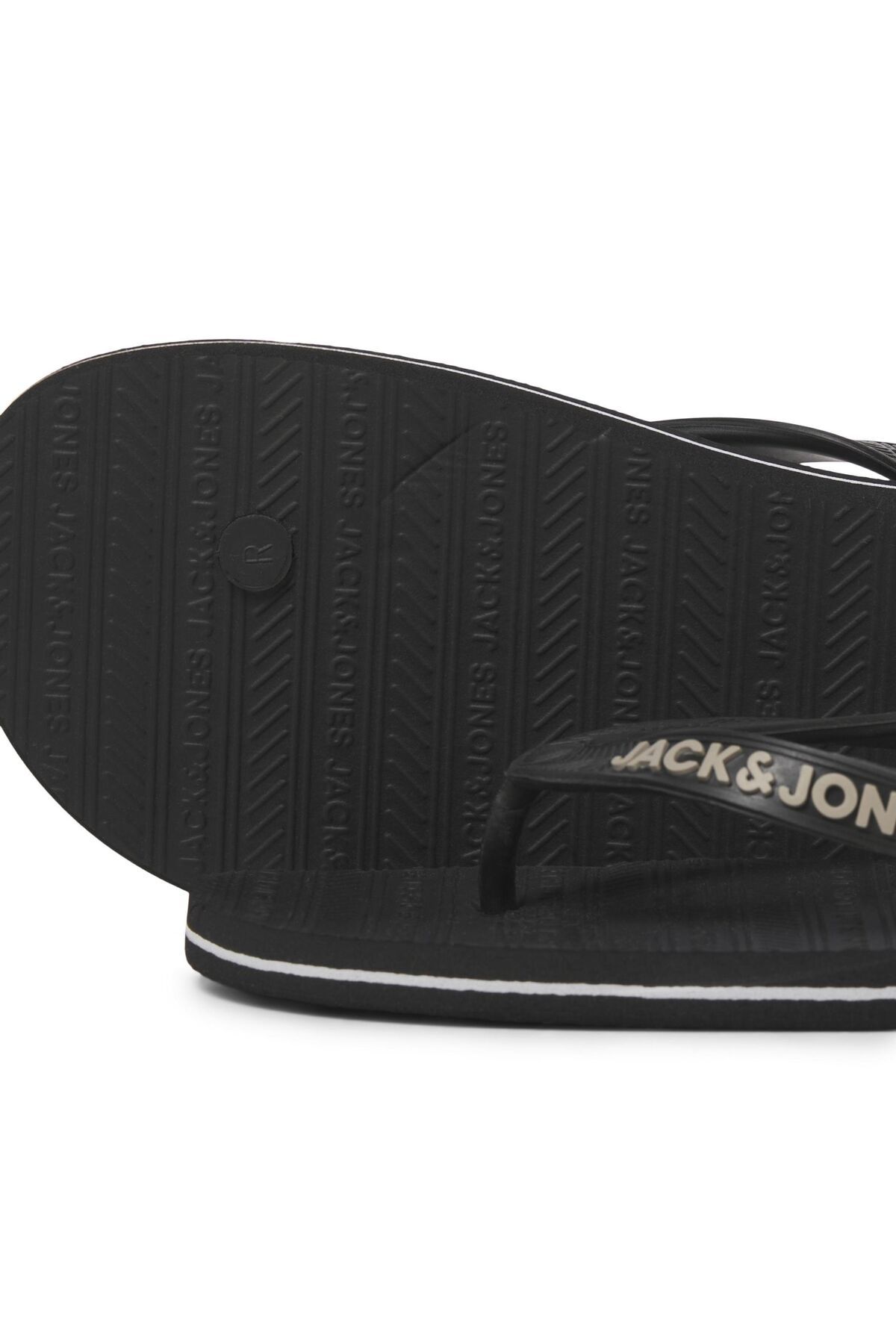 دمپایی سیاه مردانه Jack Jones انگشت مردانههان Jack & Jones