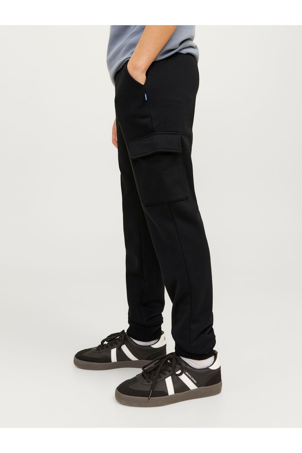 Jack & Jones-Jpstgordon Jjbradley - Black Cargo Panel Noos Jnr 12254214 8