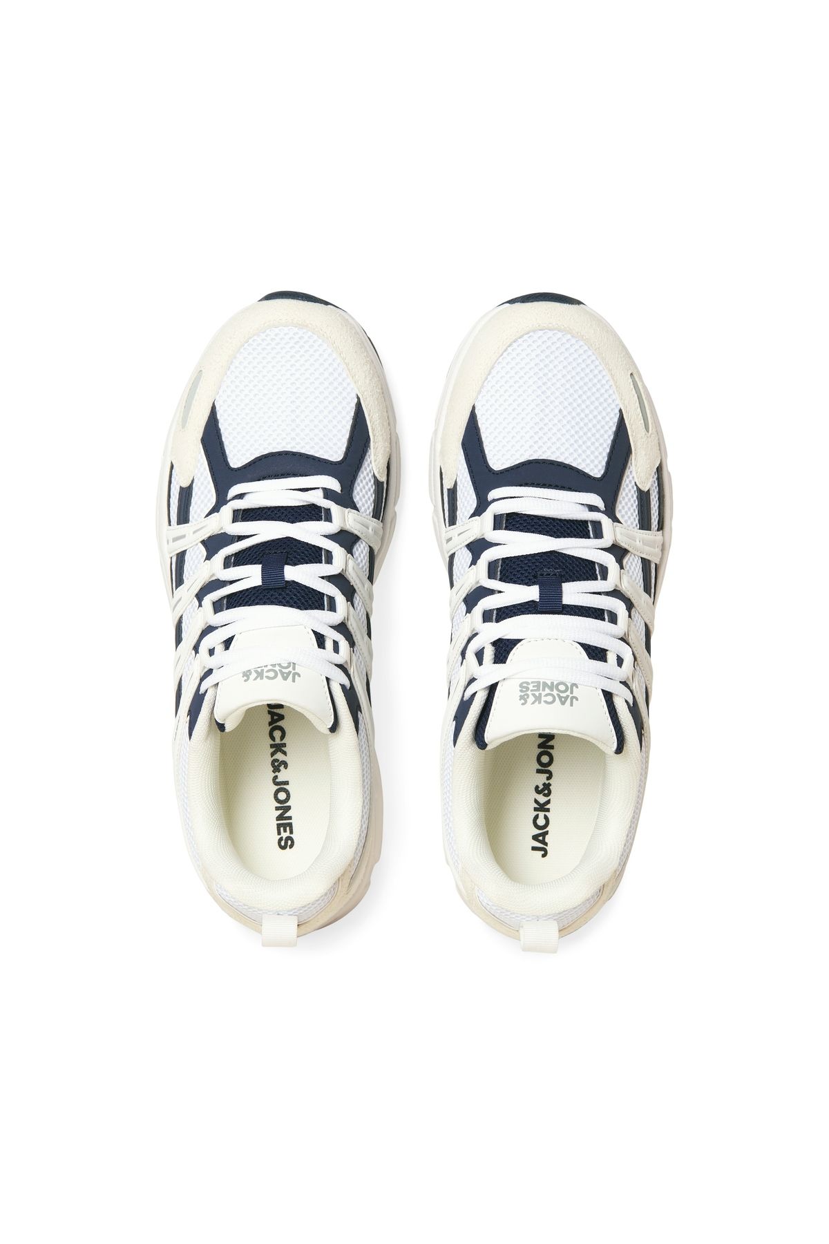 Jack & Jones-Jfwrome Mesh Sneaker Styd Ln 12269291   Bright White 2
