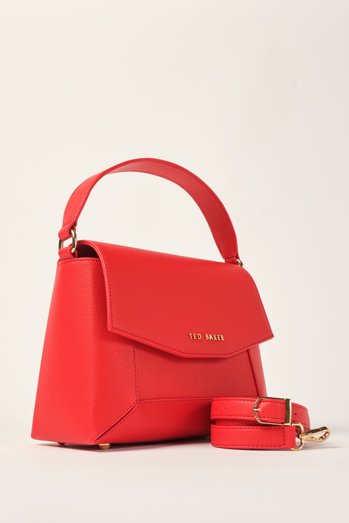 Ted Baker Red Floater Small Handbag with Skin Cover 24Fw902Kck