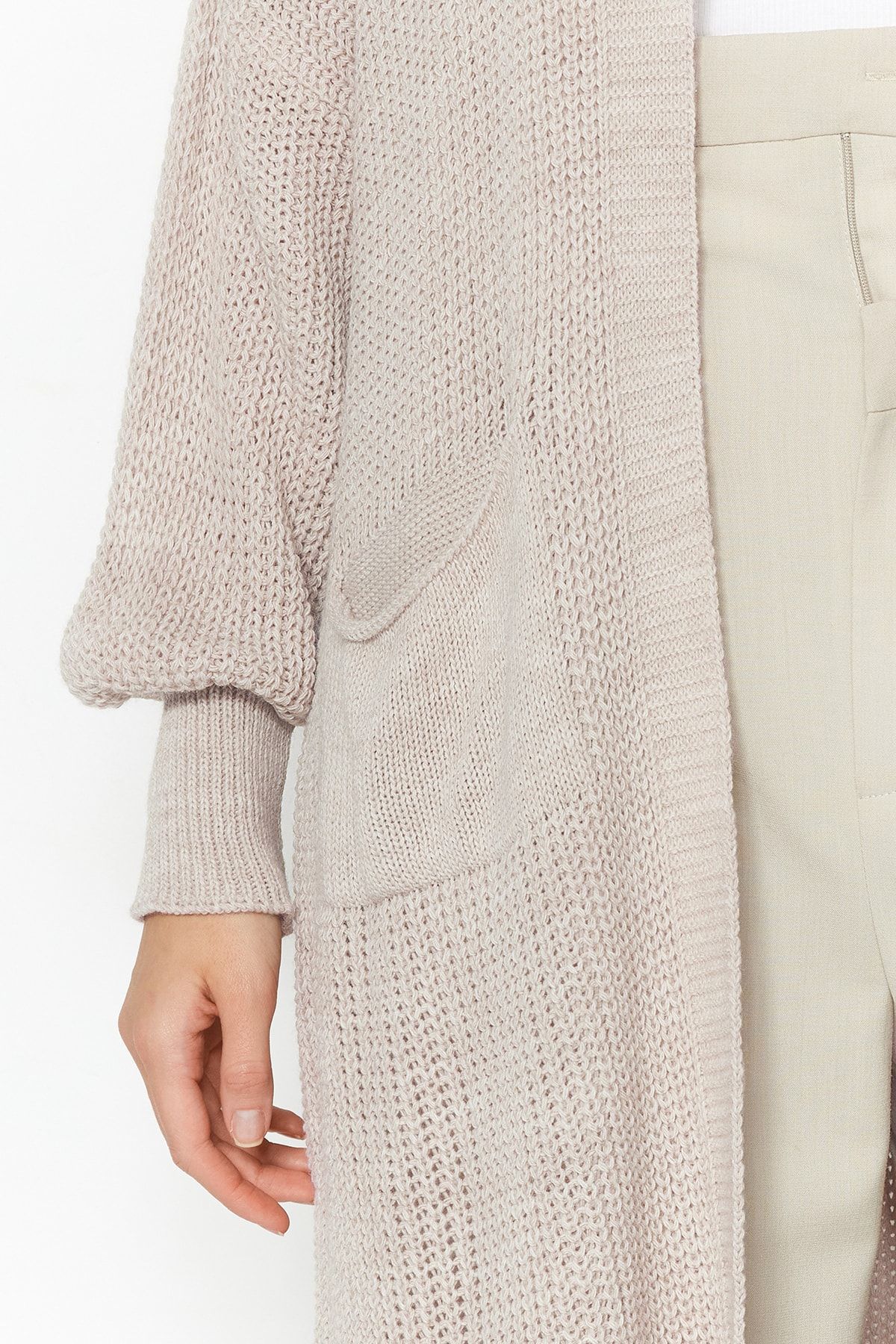Trendyol Collection-Podstawowy sweter dziergany Stone Maxi TWOAW24HI00096 6