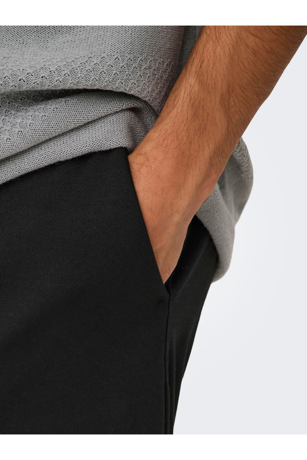 Only & Sons-Pantaloni Nested Regular Fit Noos 0209 - Negri 22033199 6