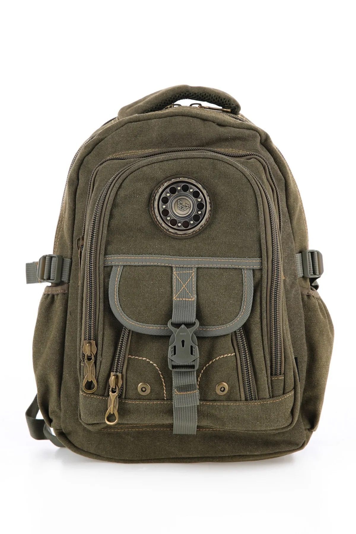 Trg Polo-Khaki Water Resistant Multi-Pocket Backpack - 51413 1