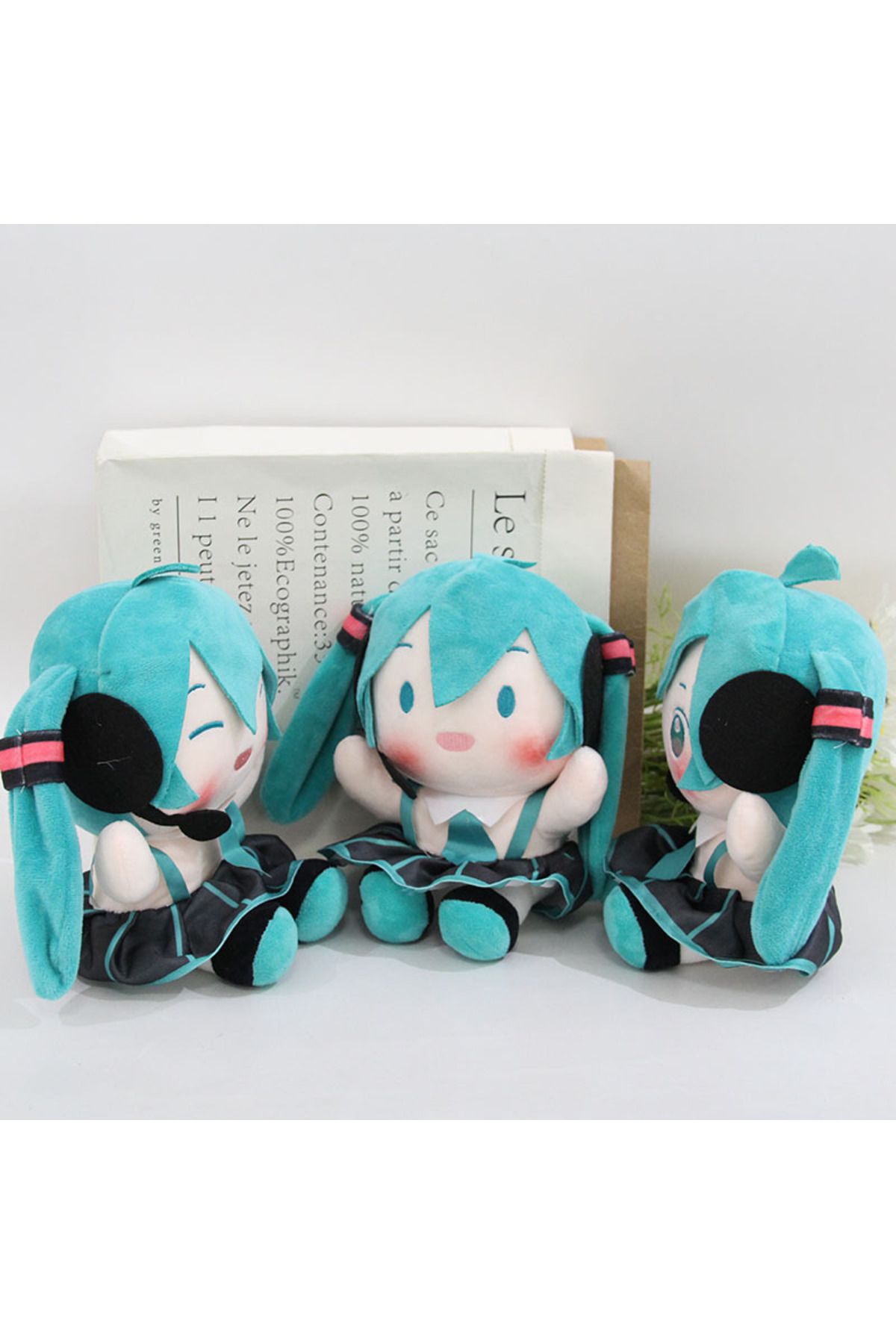 Choice-Anime Hatsune Miku Plush Toys 20cm Cute Miku Soft Suffed Dolls Collection Toy Peripheral Room Orn... 3
